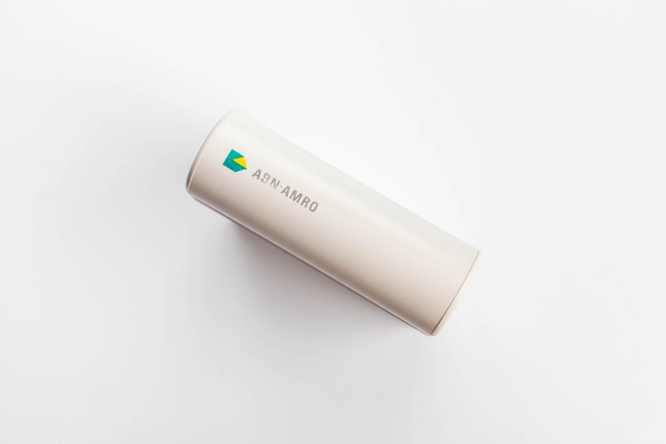 Braun AB 313 SL reisklok - ontwerp door Dieter Rams - met ABN Amro Branding