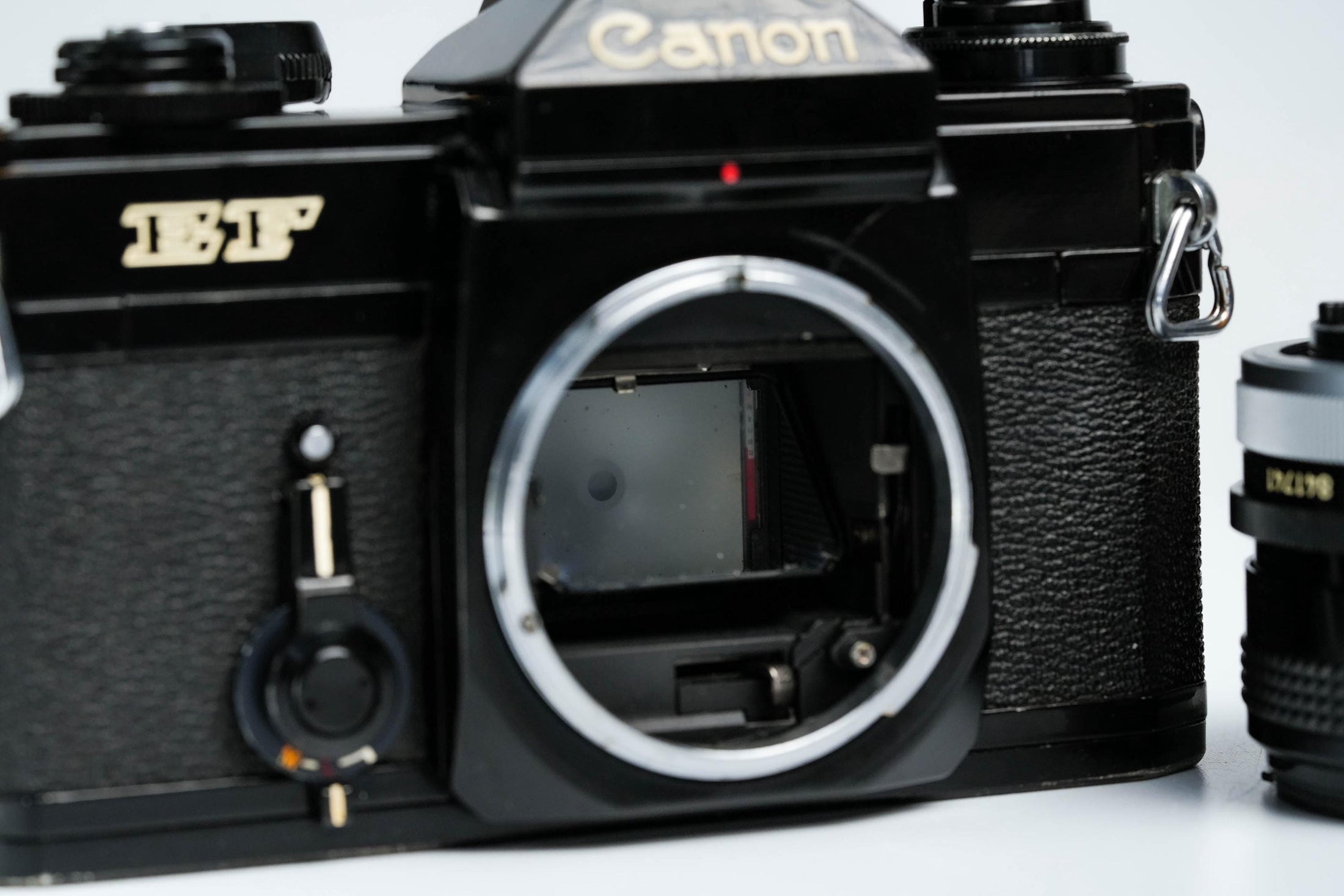 Canon EF + 50mm F1.8 SC + Gratis Kodak Gold – Vintage 35mm SLR | Volledig werkend