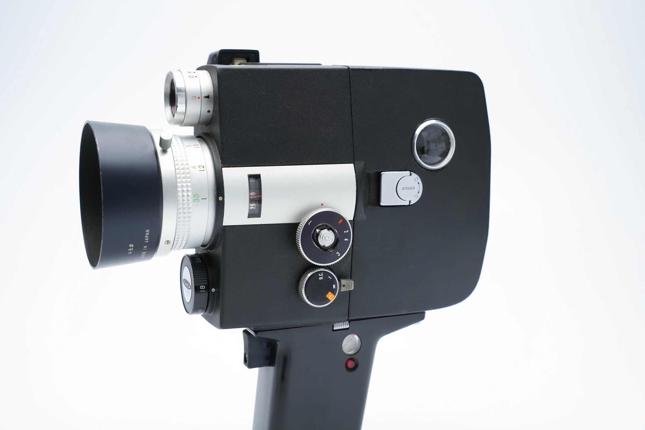 Fujica Single-8 Z2 met Motor Zoom Attachment – Vintage Super 8 Filmcamera