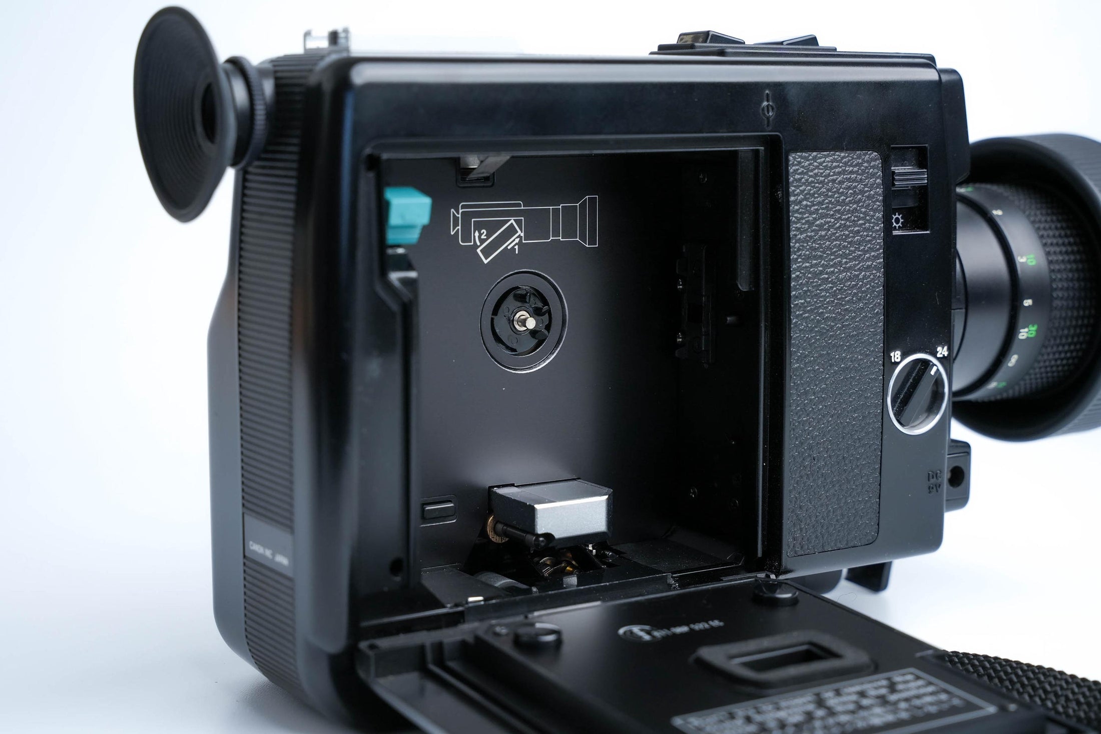 Canon 514 XL-S Super 8 – Volledig Werkende Vintage Filmcamera met Leren Hoes
