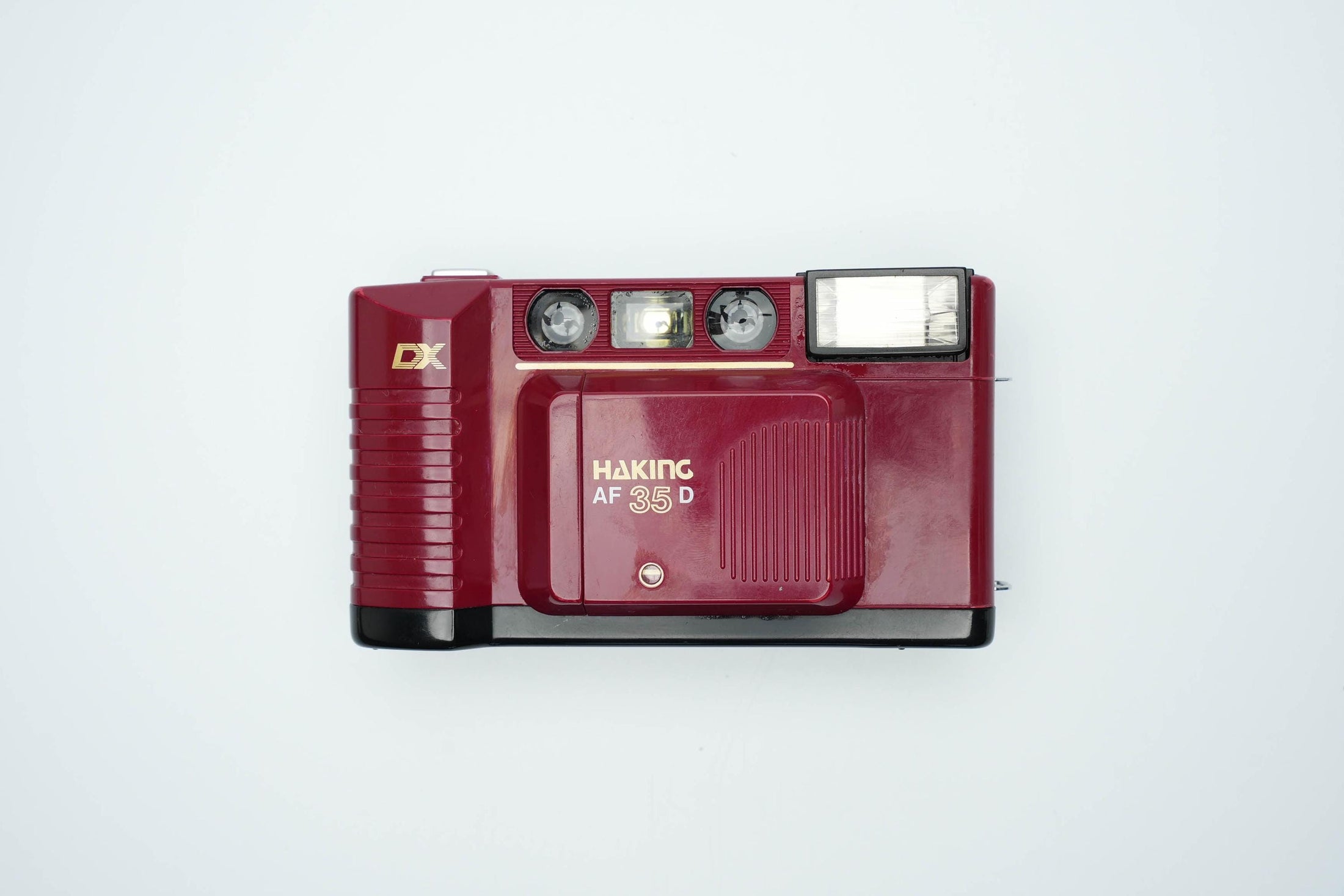 Halina AF 810 DX | Vintage 35mm Compact Camera in Diep Rood | Werkend en in Mooie Staat