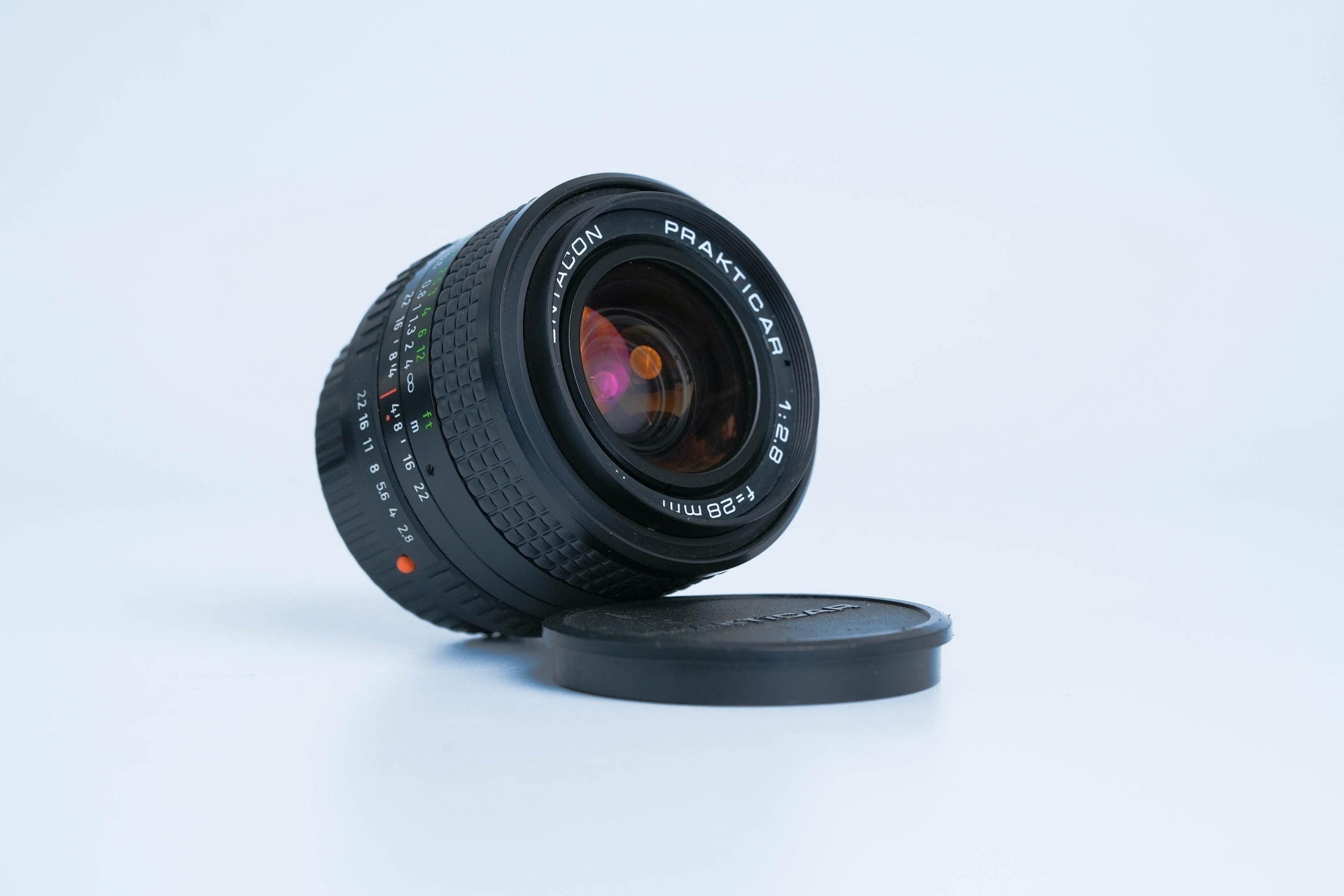 Pentacon Prakticar 28mm f/2.8 – Vintage Groothoeklens (PB-vatting) | Volledig Werkend