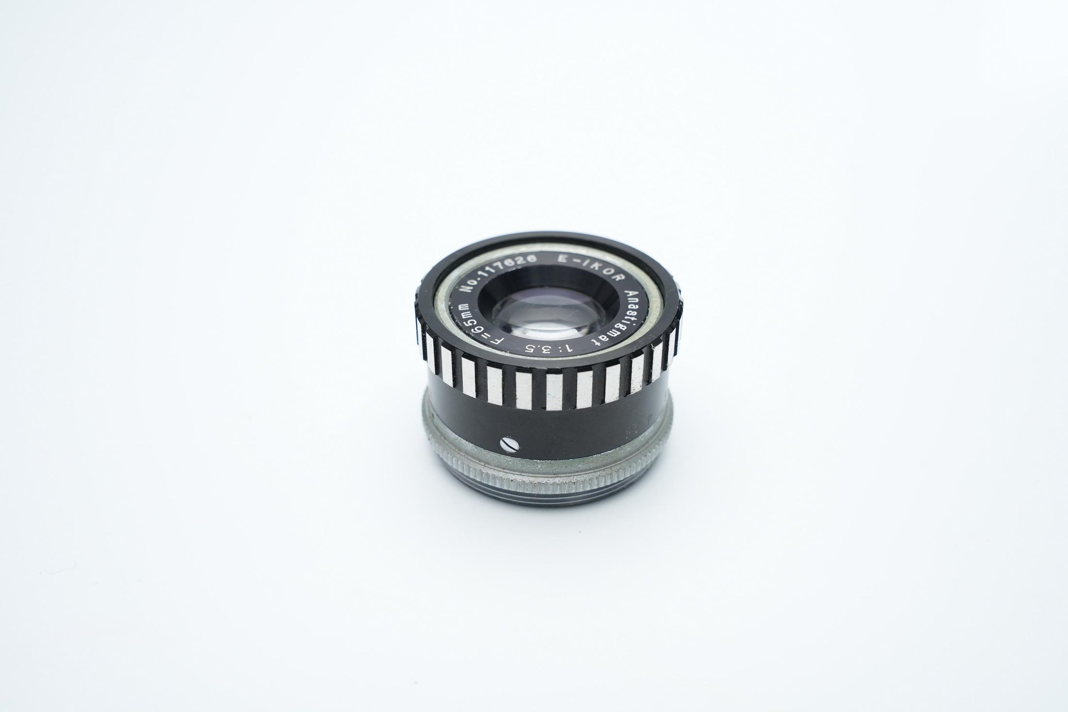 E-Ikor Anastigmat 65mm F3.5 Lens - Klassieke Optiek in Uitstekende Staat