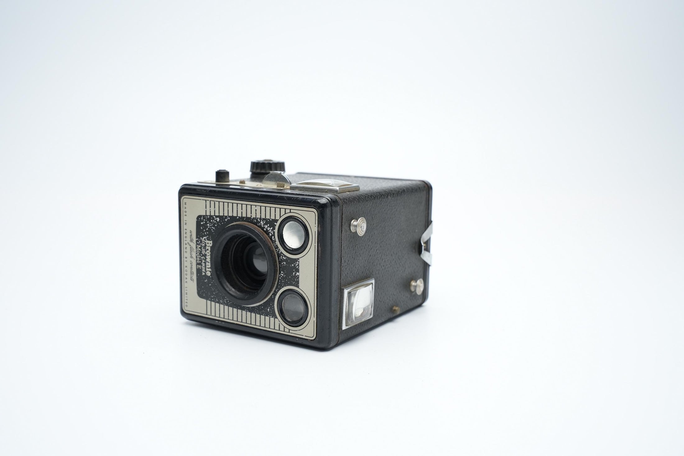 Kodak Brownie Six-20 Camera Model E - Iconische Vintage Boxcamera uit de Jaren 50