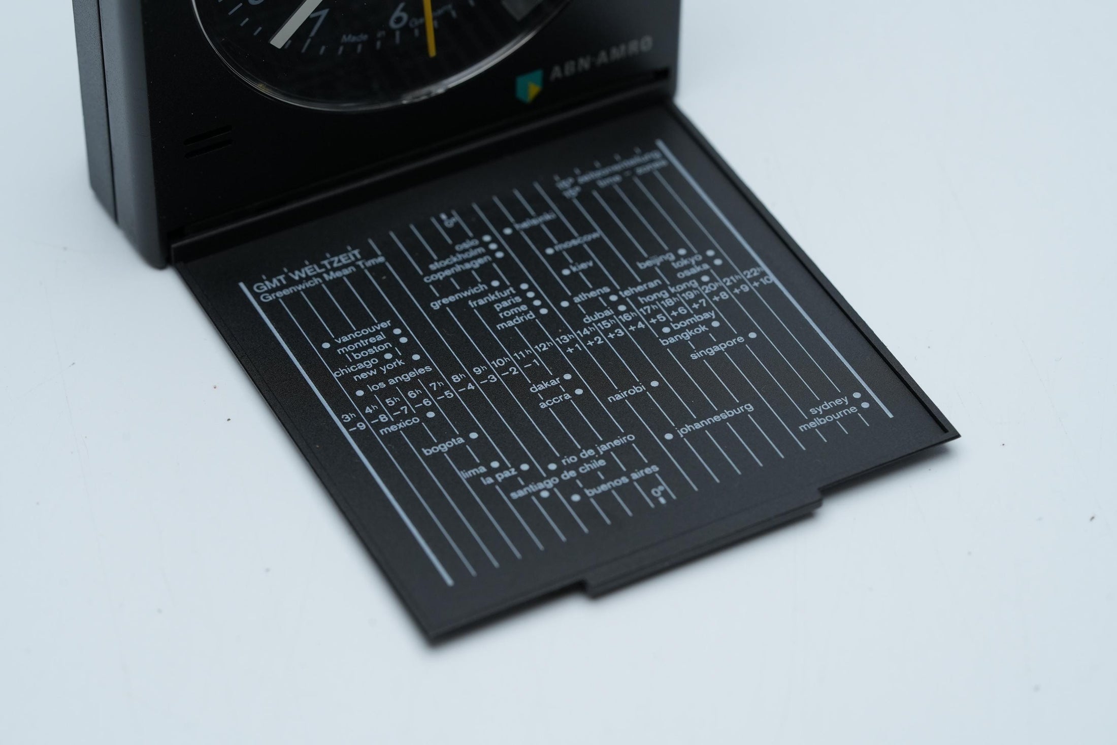 Braun AB 314 SL Quartz Reisklok – Exclusieve ABN Amro Uitgave, Made in Germany by Unseend