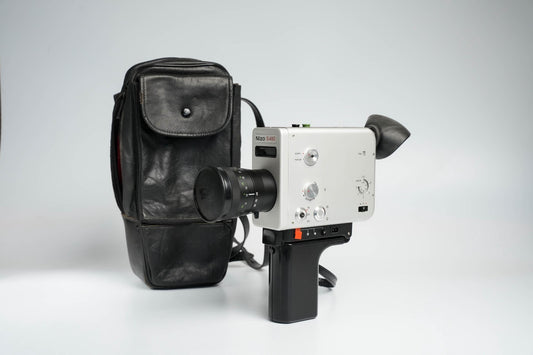 Braun Nizo S480 Super 8 Filmcamera – Bauhaus Design, Volledig Werkend