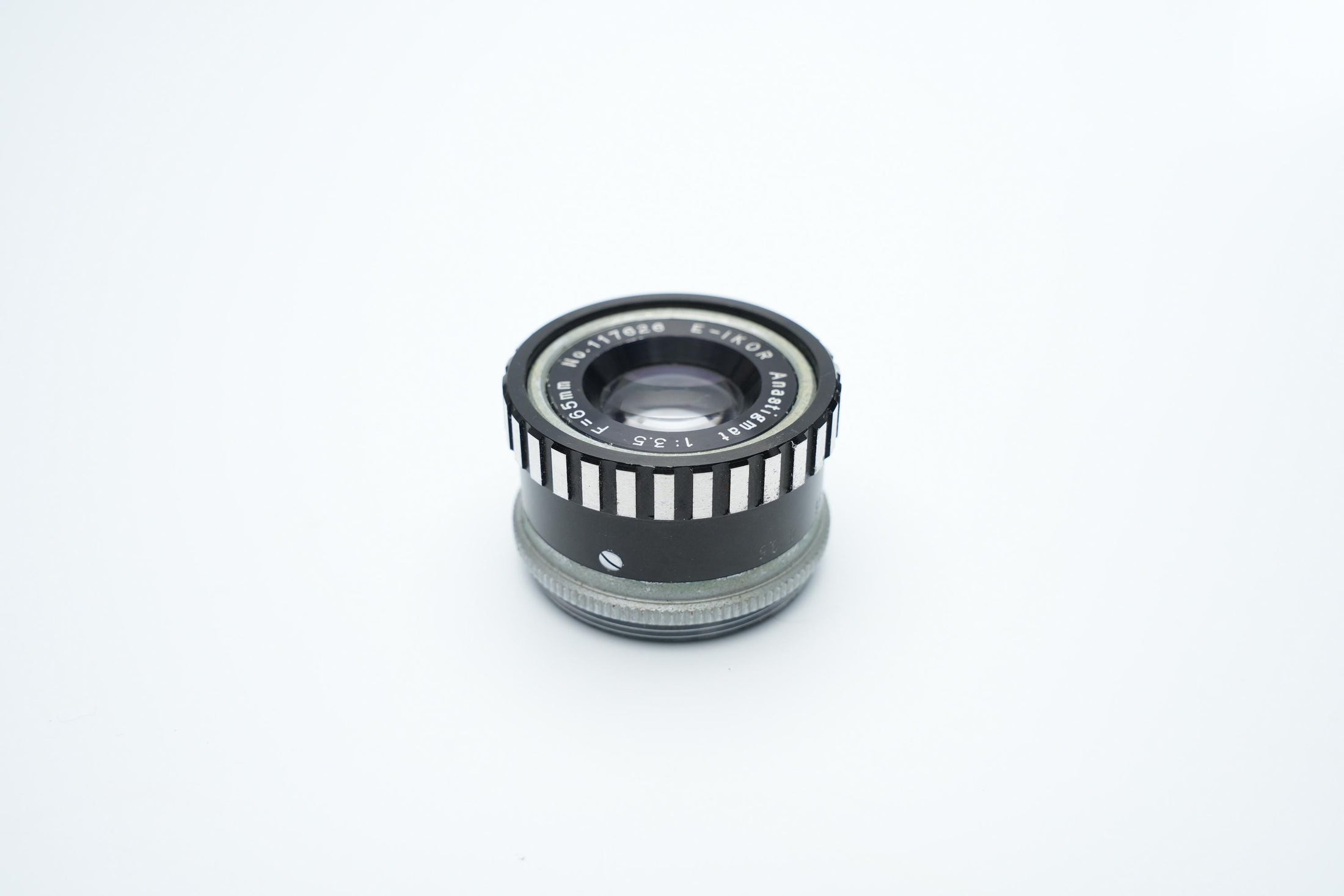 E-Ikor Anastigmat 65mm F3.5 Lens - Klassieke Optiek in Uitstekende Staat