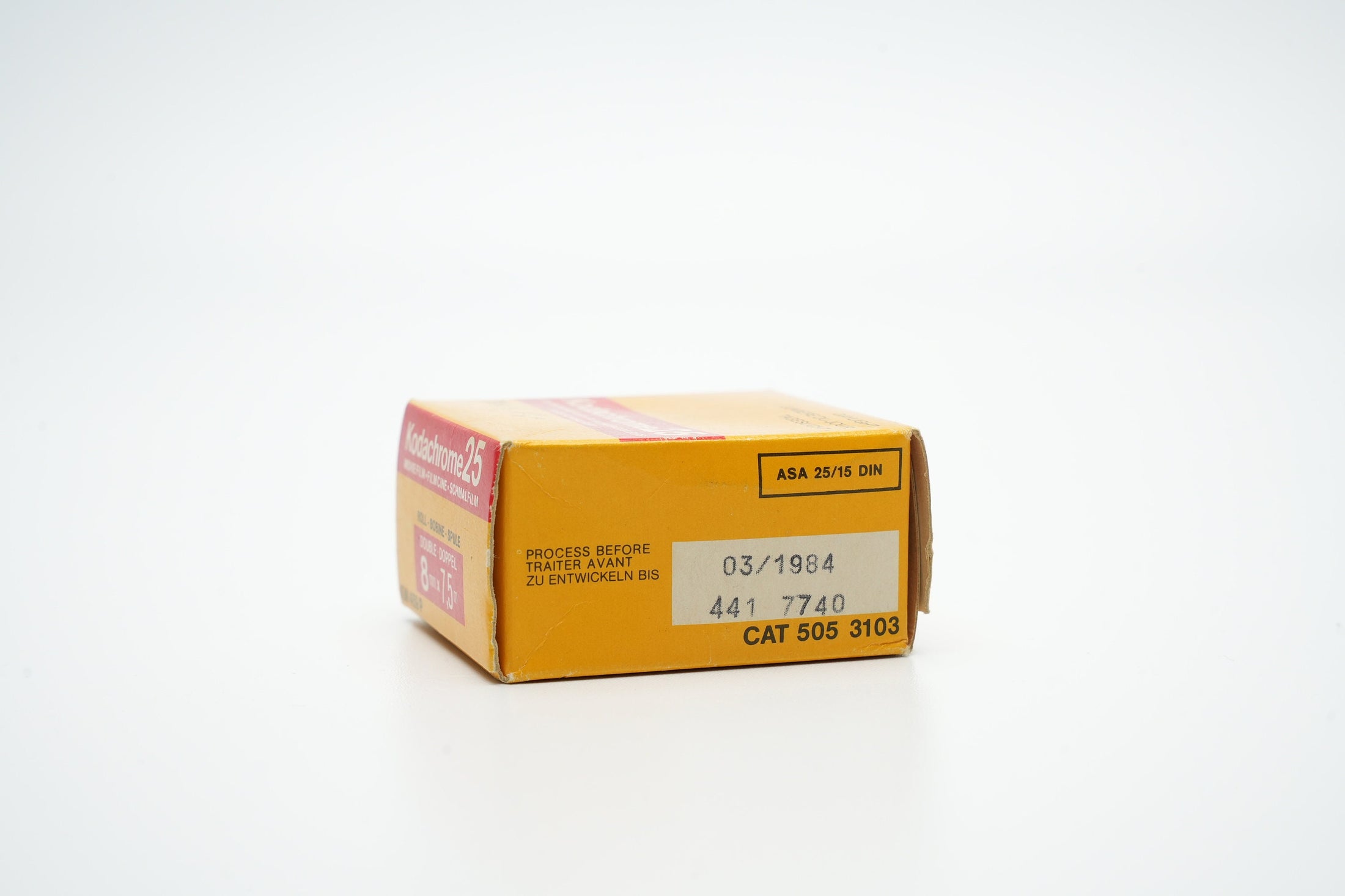 Kodachrome 25 - verlopen in 1984