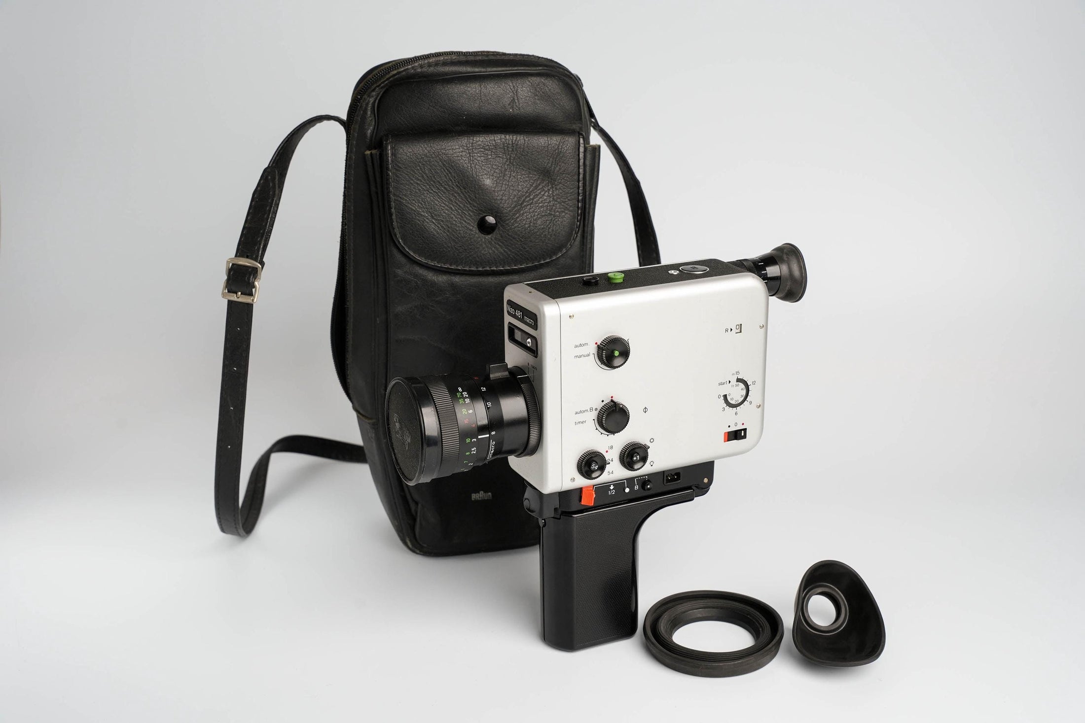 Braun Nizo 481 Macro Super 8 Camera – Volledig Werkend, f/1.8 Lens (8-48mm)