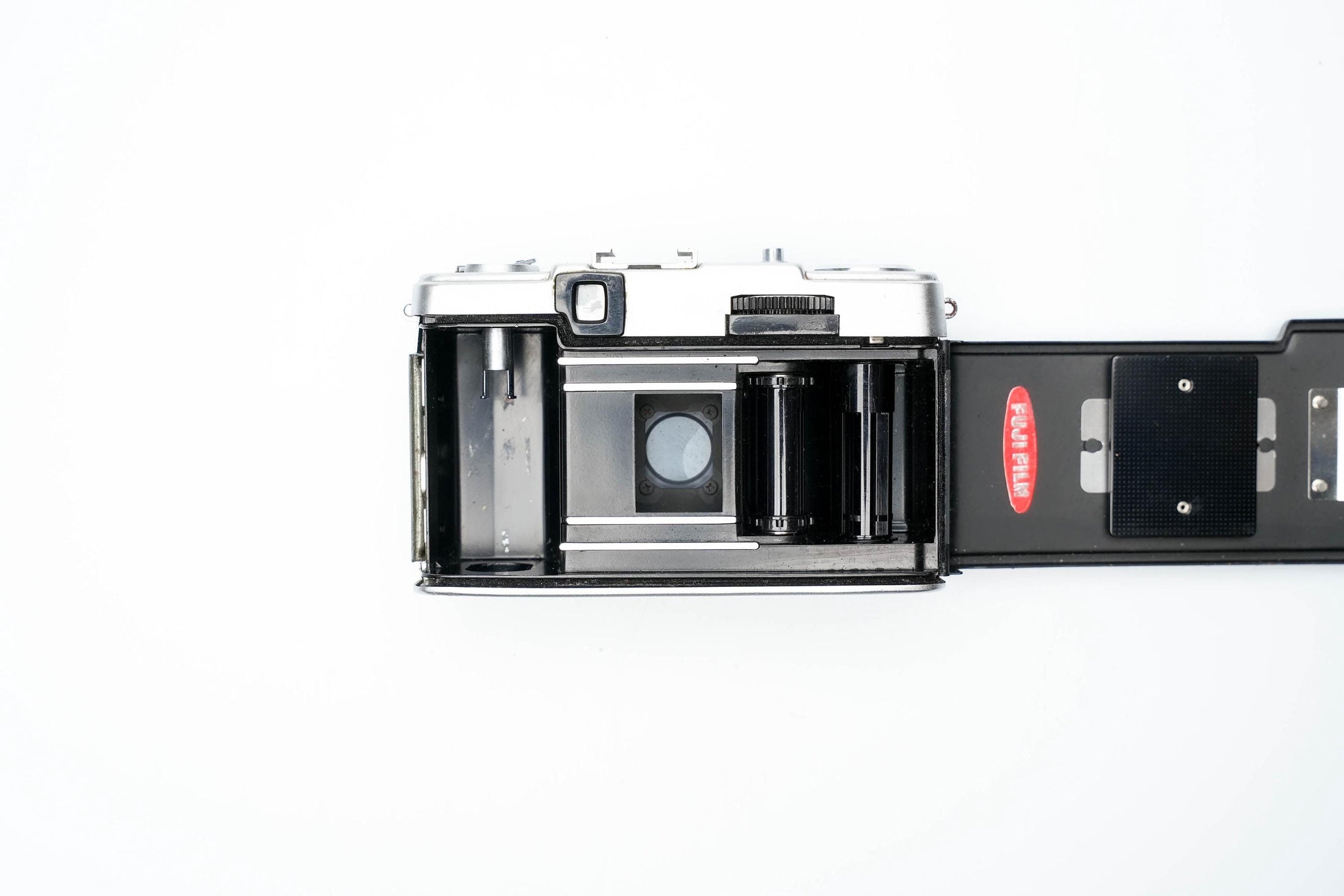 Olympus Pen EE-2 – Compacte Vintage Camera met Origineel Beschermhoesje