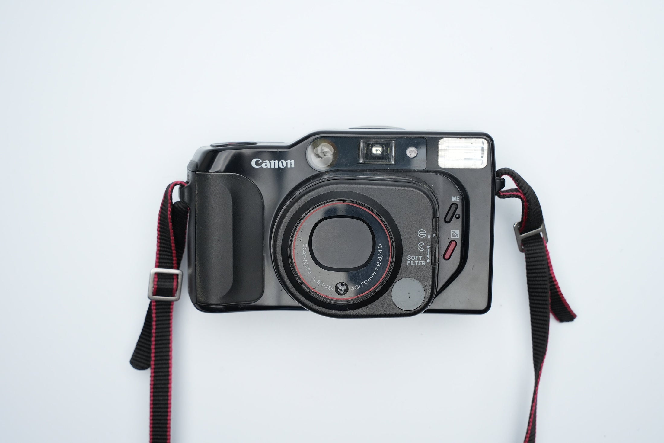 Canon Top Twin - 35mm Filmcamera | Retro Compact met Zoom en Soft Focus Filter