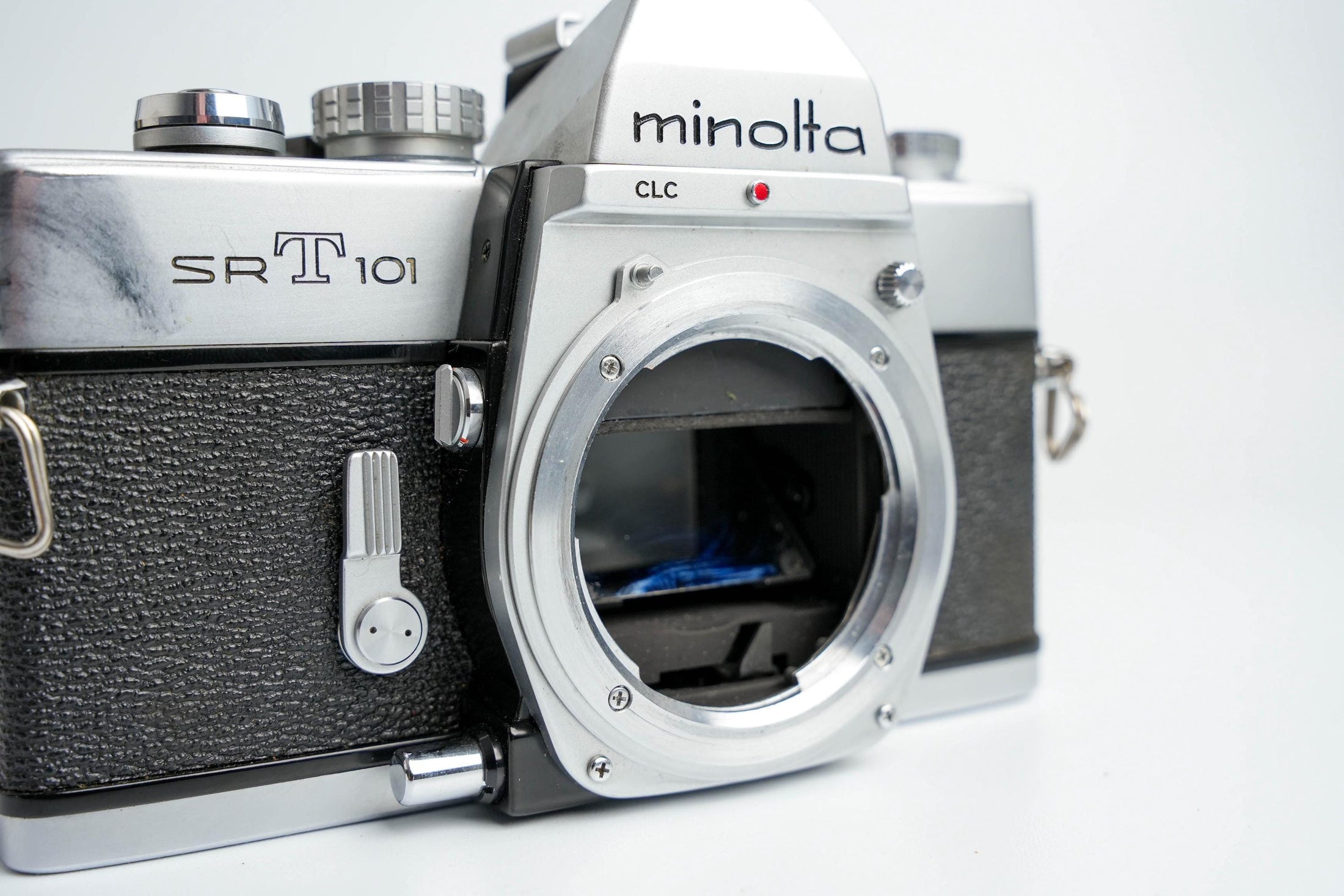 Minolta SRT-101 met Mc Rokkor-PF 58mm f/1.4 – Iconische 35mm SLR in Topstaat