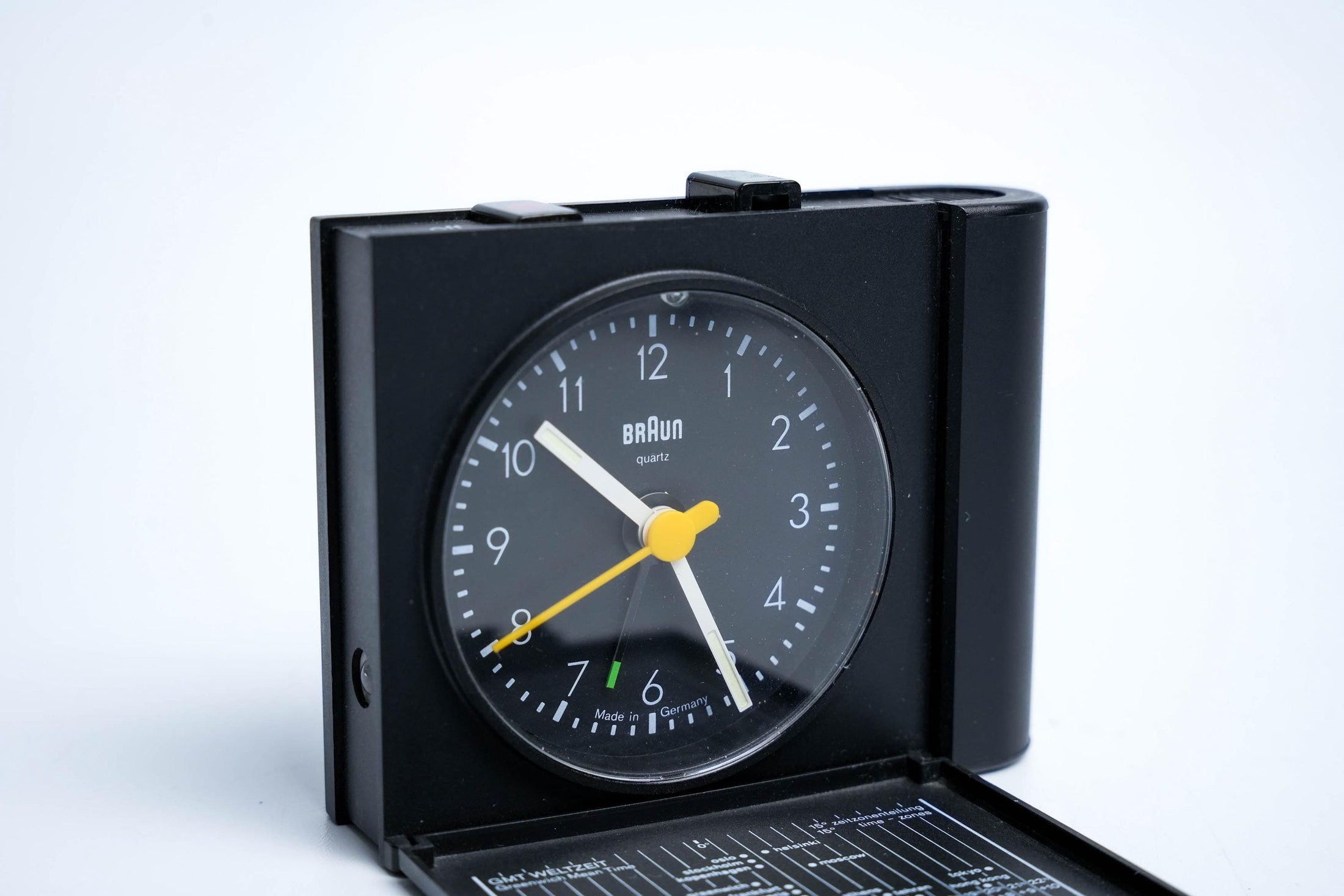 Braun 4784 / AB 313 SL – Vintage reiswekker | Dieter Rams designicoon | Goed werkend