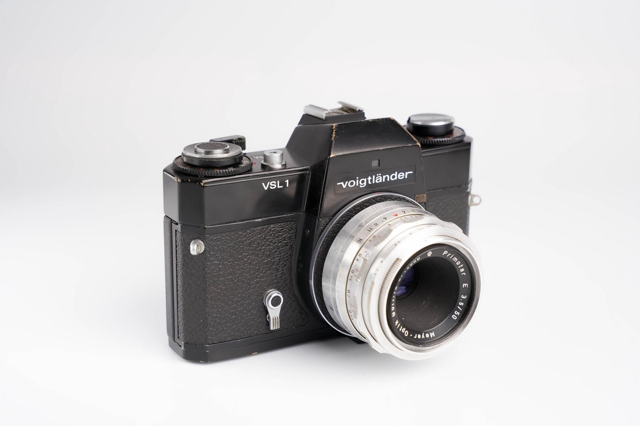 Voigtländer VSL 1: Klassieke Spiegelreflexcamera met Meyer Optik Primotar Lens