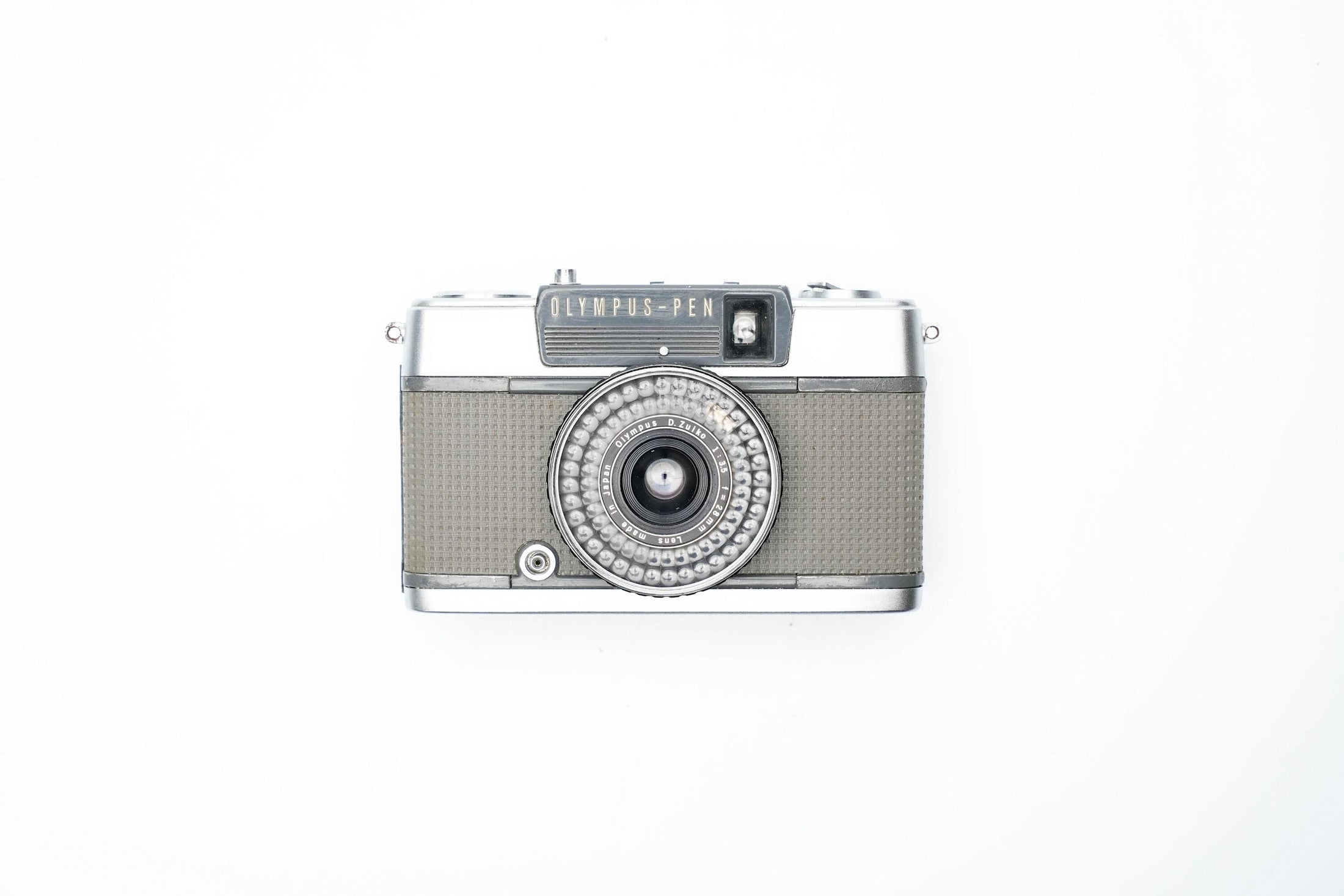 Olympus Pen EE-2 – Compacte Vintage Camera met Origineel Beschermhoesje