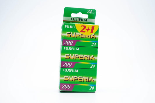 Fujifilm Superia 200 35mm Kleurfilm – Set van 3 Rollen