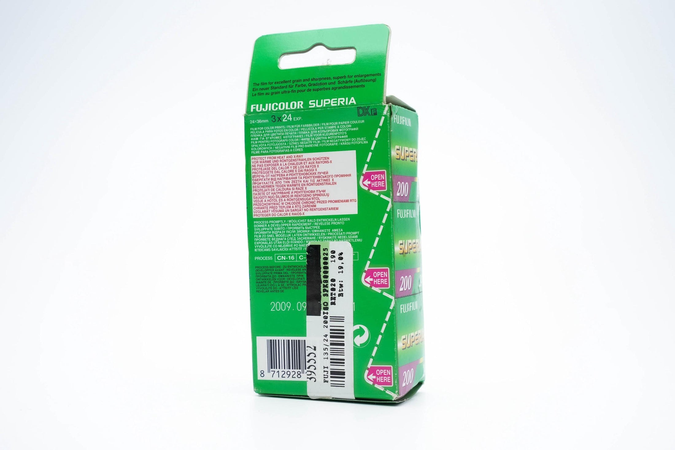 Fujifilm Superia 200 35mm Kleurfilm – Set van 3 Rollen