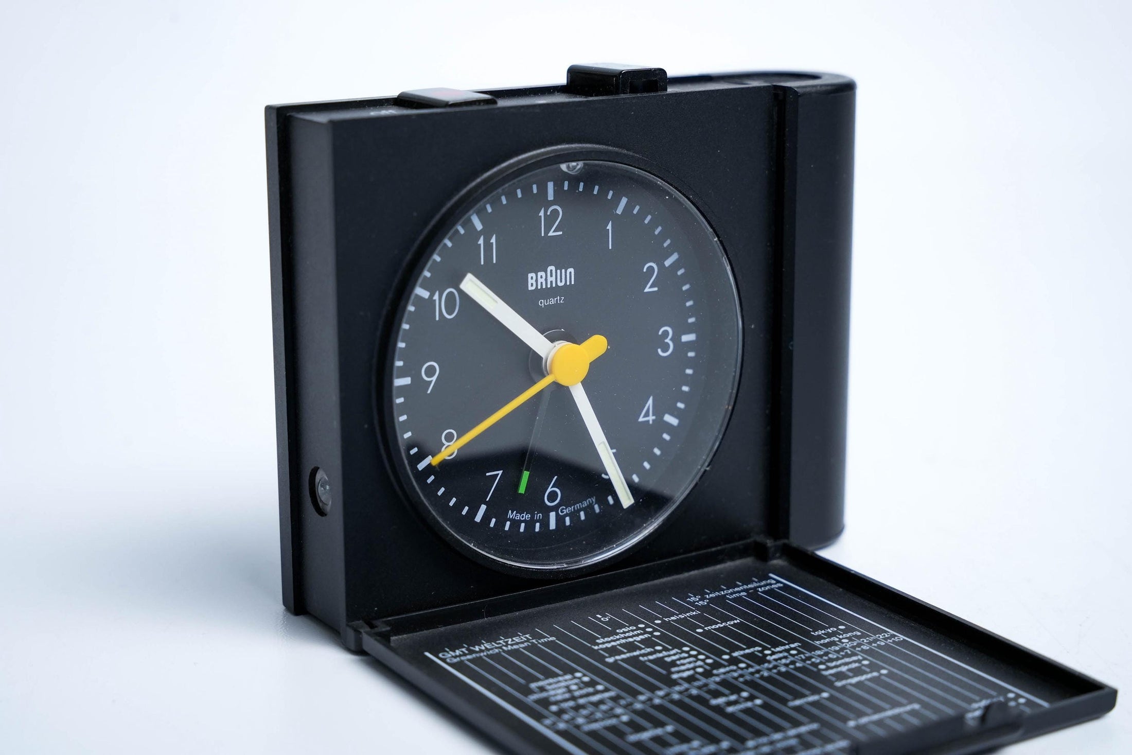 Braun 4784 / AB 313 SL – Vintage reiswekker | Dieter Rams designicoon | Goed werkend