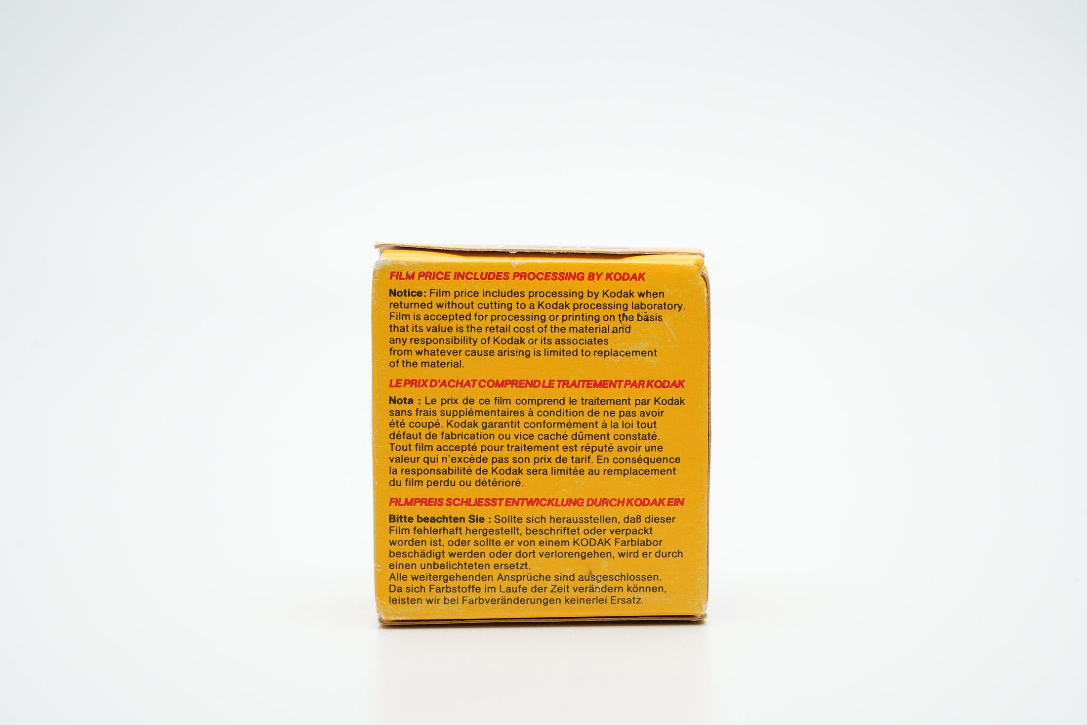 Kodachrome 25 - verlopen in 1984