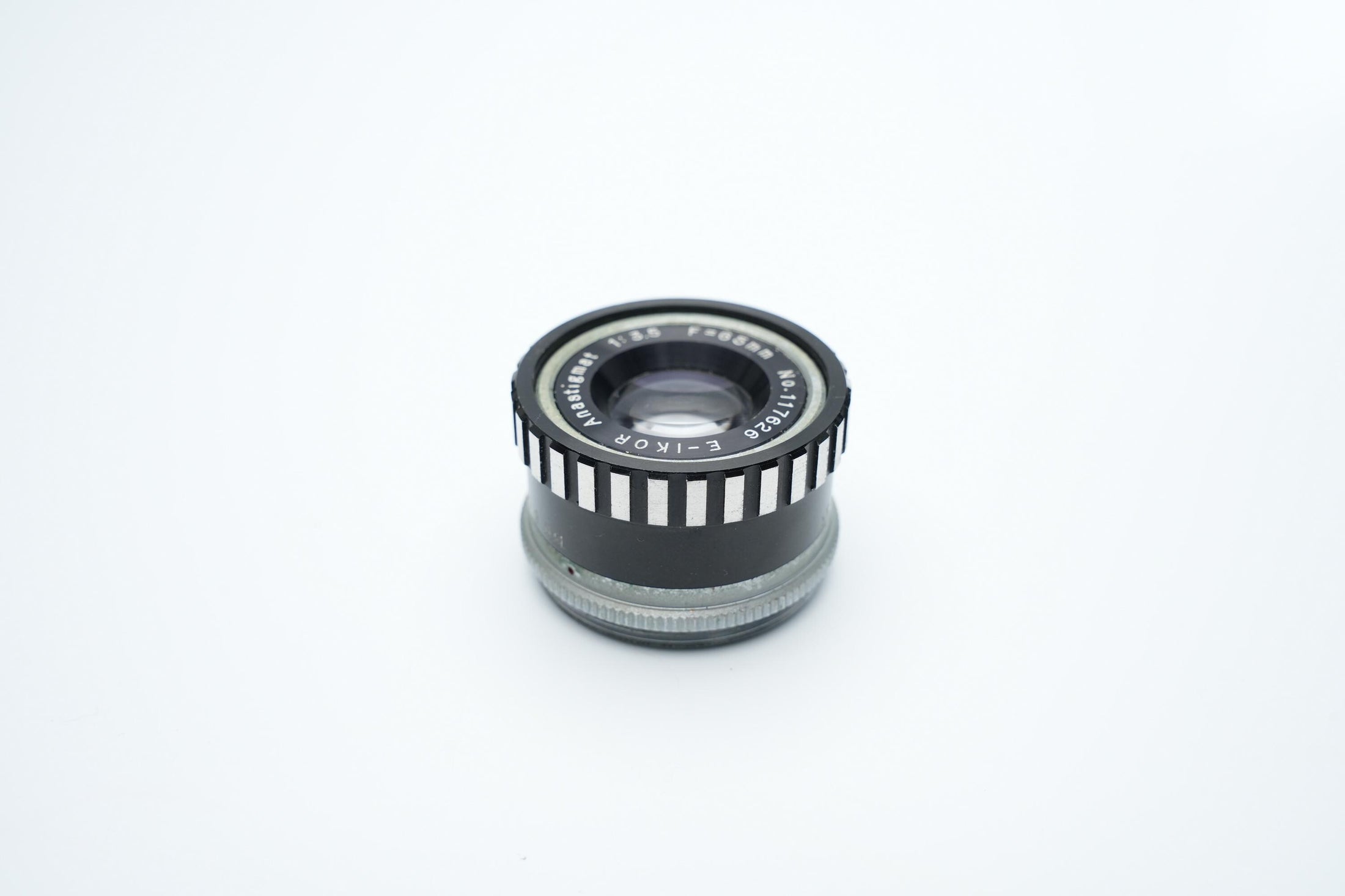 E-Ikor Anastigmat 65mm F3.5 Lens - Klassieke Optiek in Uitstekende Staat