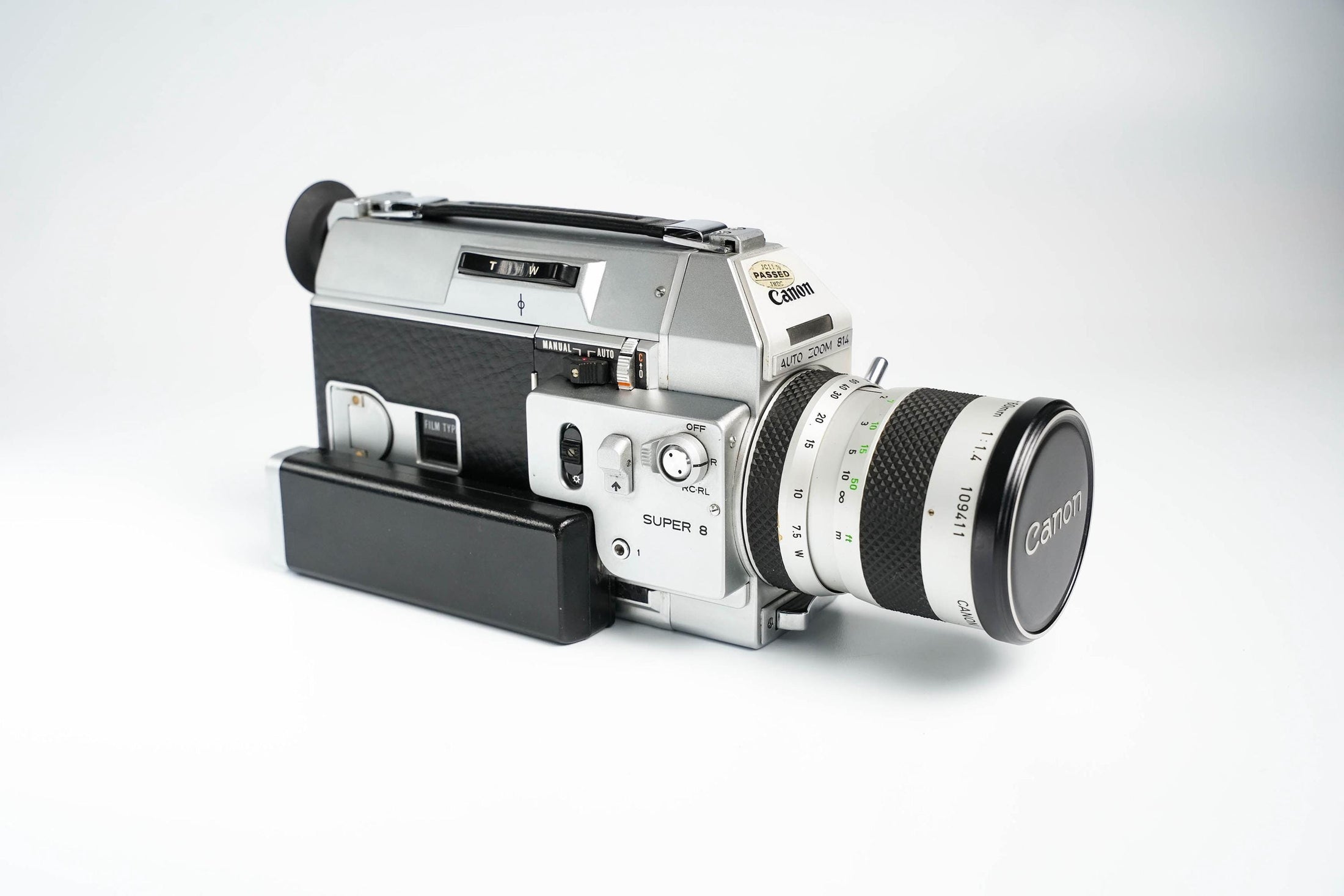 Canon 814 Auto Zoom – Super 8 Filmcamera | Volledig Werkend | Originele UV-filter
