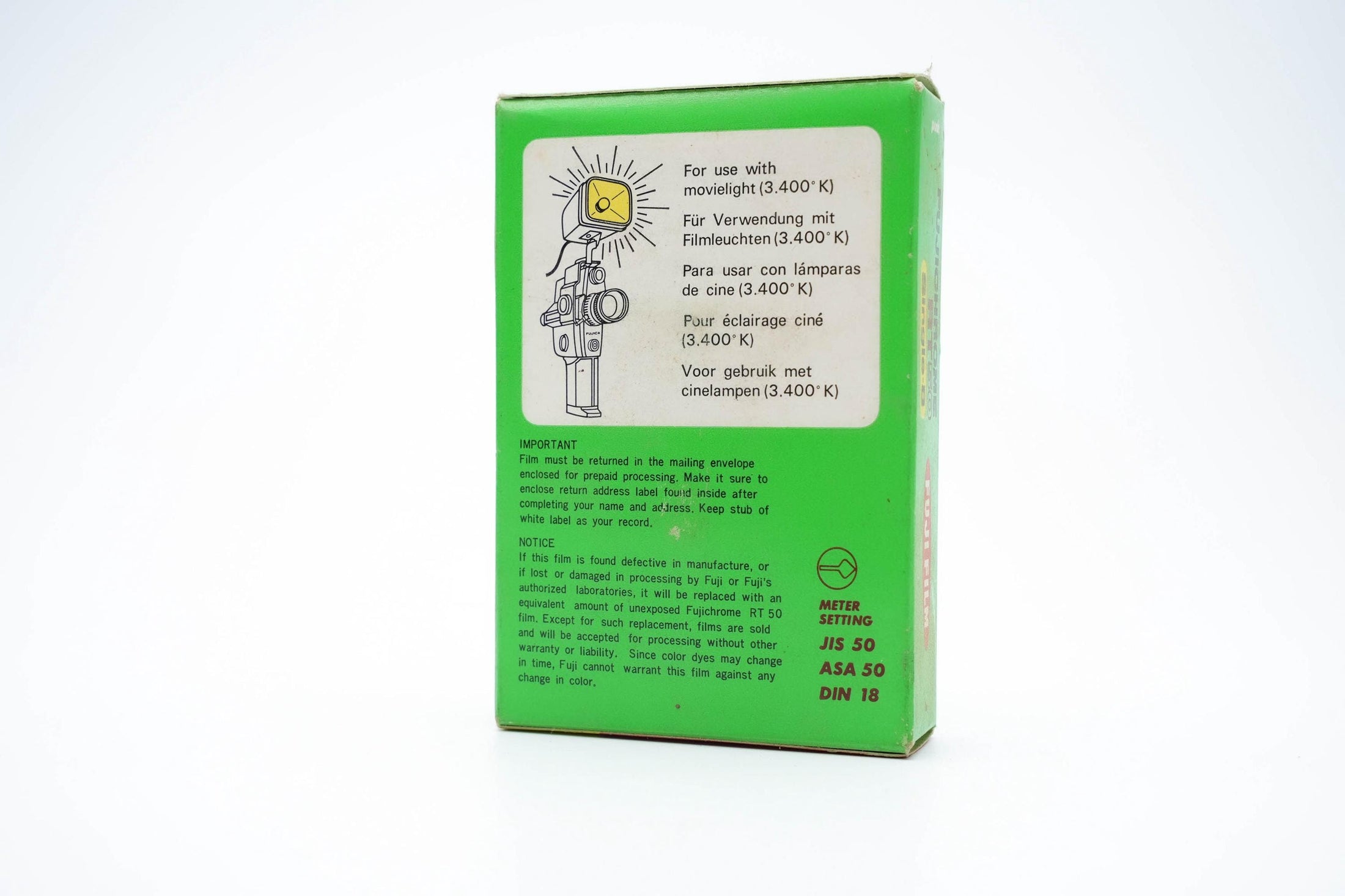 Fujifilm Fujichrome RT50 Single-8 Kleurfilm – Zeldzame Tungsten Film