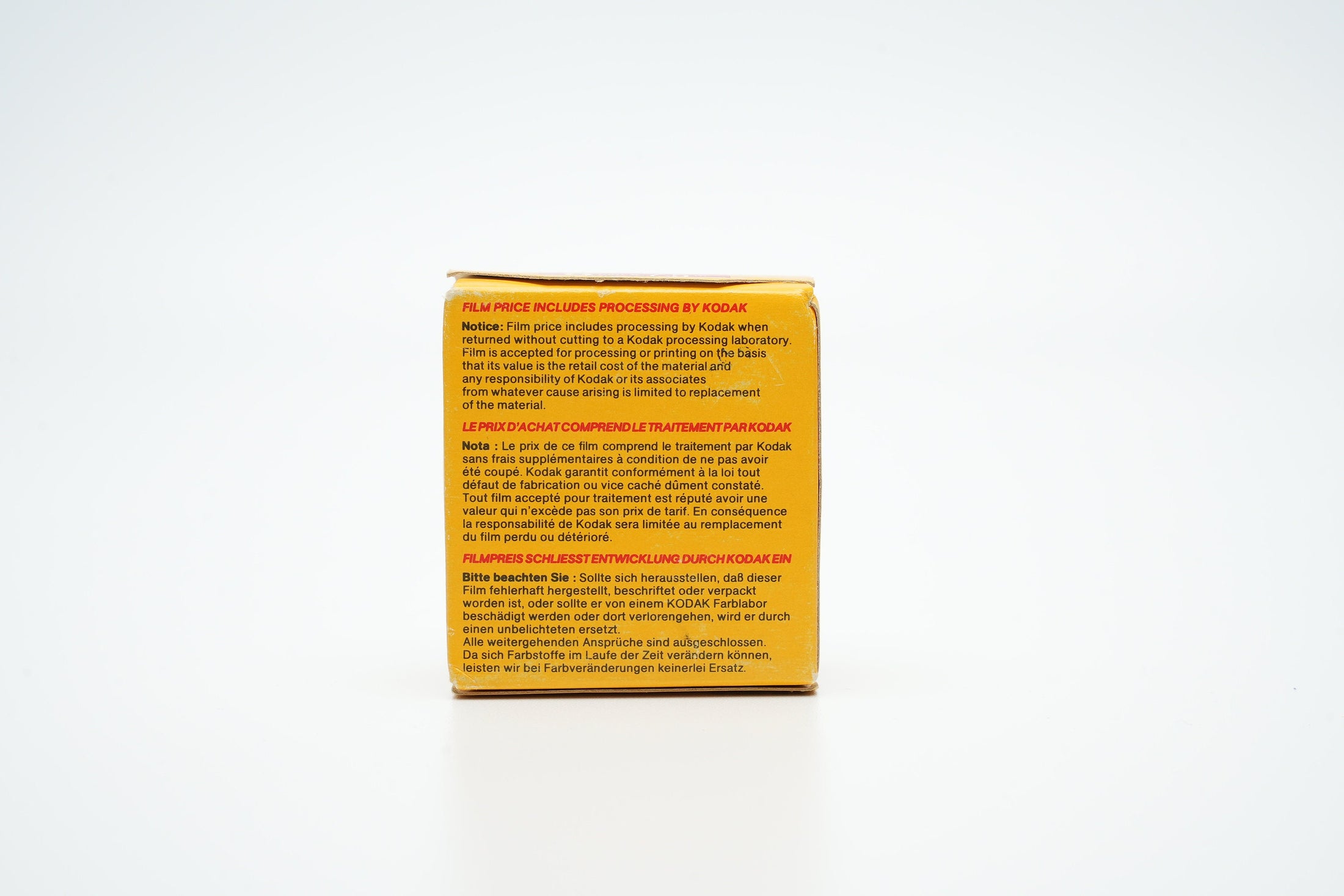 Kodachrome 25 - verlopen in 1984