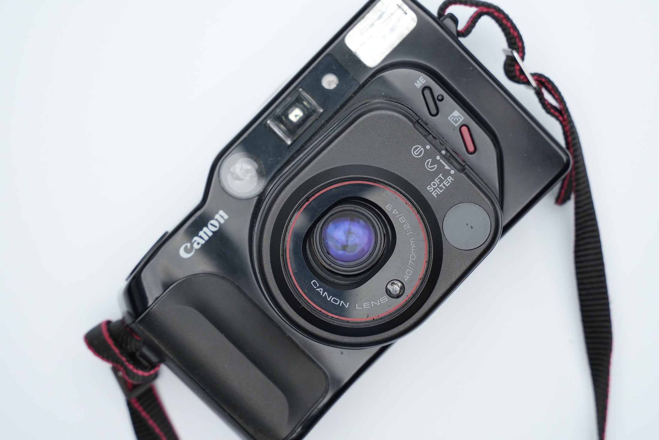 Canon Top Twin - 35mm Filmcamera | Retro Compact met Zoom en Soft Focus Filter