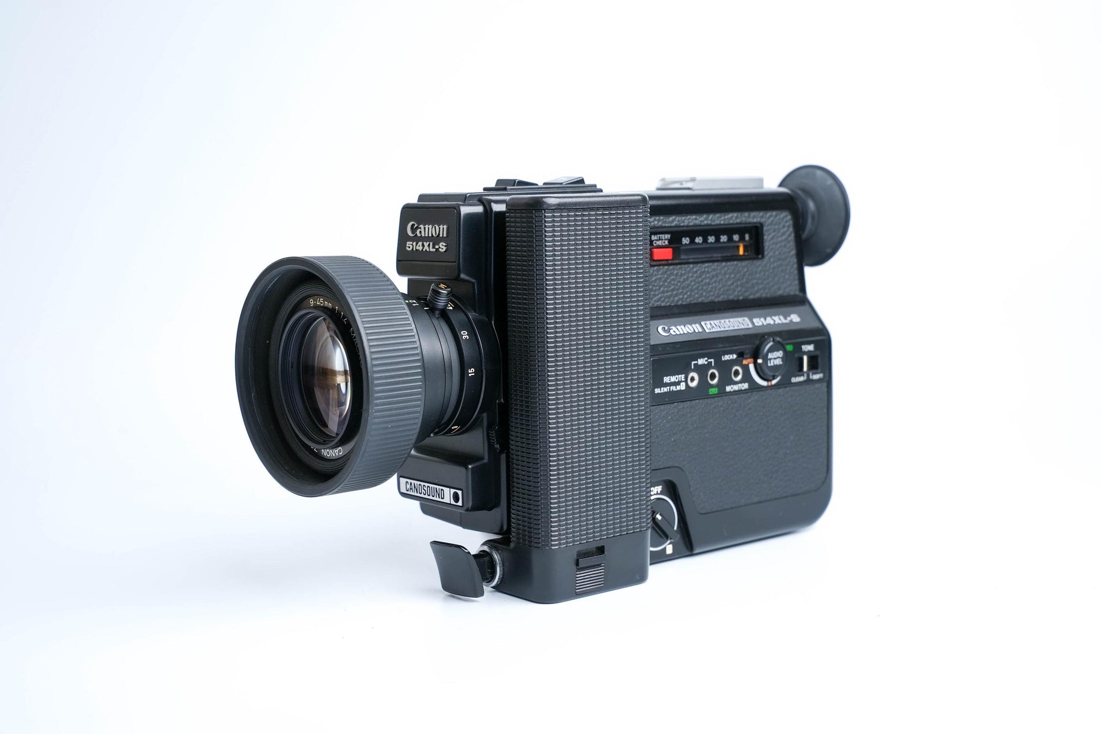 Canon 514 XL-S Super 8 – Volledig Werkende Vintage Filmcamera met Leren Hoes
