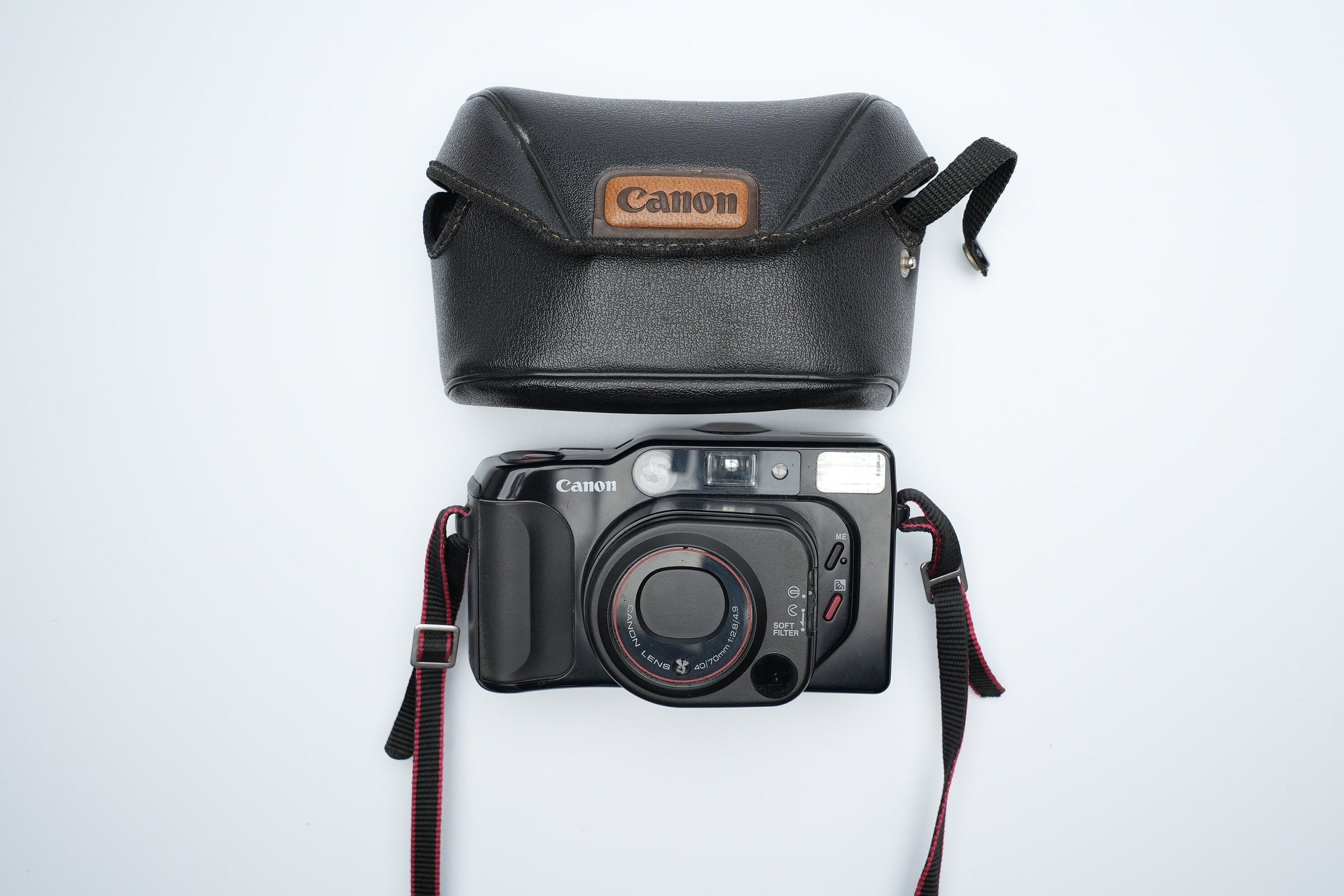 Canon Top Twin - 35mm Filmcamera | Retro Compact met Zoom en Soft Focus Filter