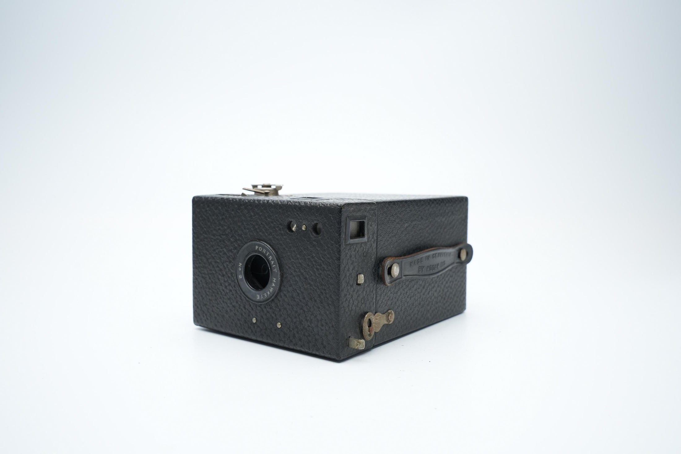 Kodak Portrait Hawkeye No. 2 Box Camera – Vintage 120 Filmcamera voor Verzamelaars en Analoge Fotografie Enthousiastelingen