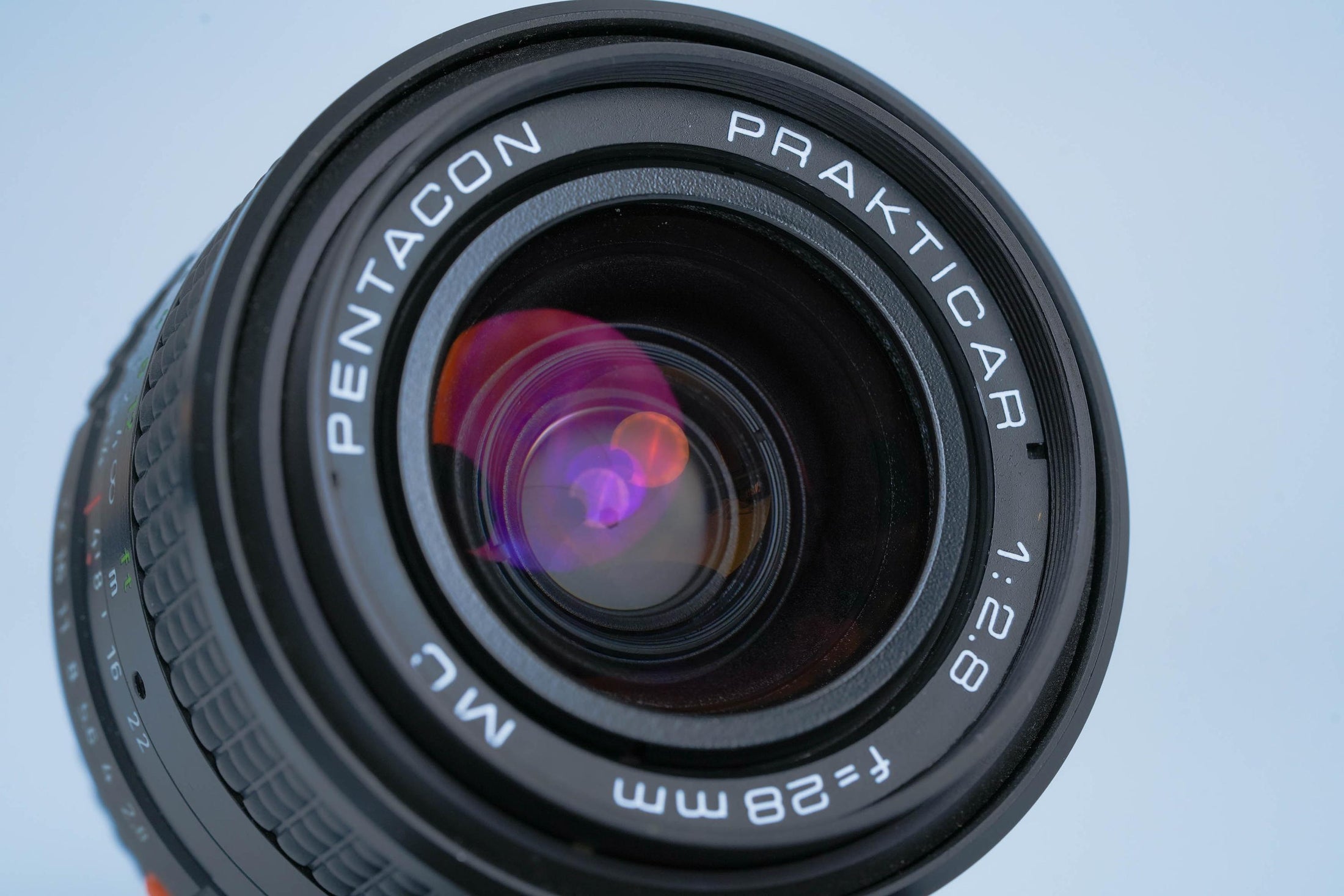 Pentacon Prakticar 28mm f/2.8 – Vintage Groothoeklens (PB-vatting) | Volledig Werkend