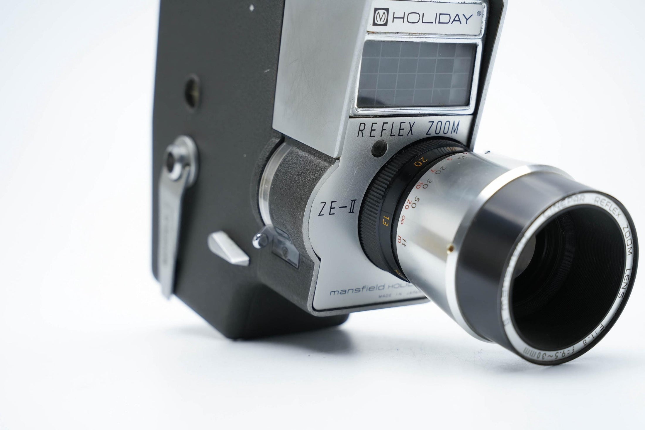 Holiday Reflex Zoom ZE-II – Stijlvolle Jaren 60 8mm Filmcamera, Volledig Werkend