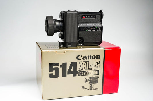 Canon 514XL-S Canosound – Super 8 Filmcamera | Compleet in Doos | Volledig Werkend