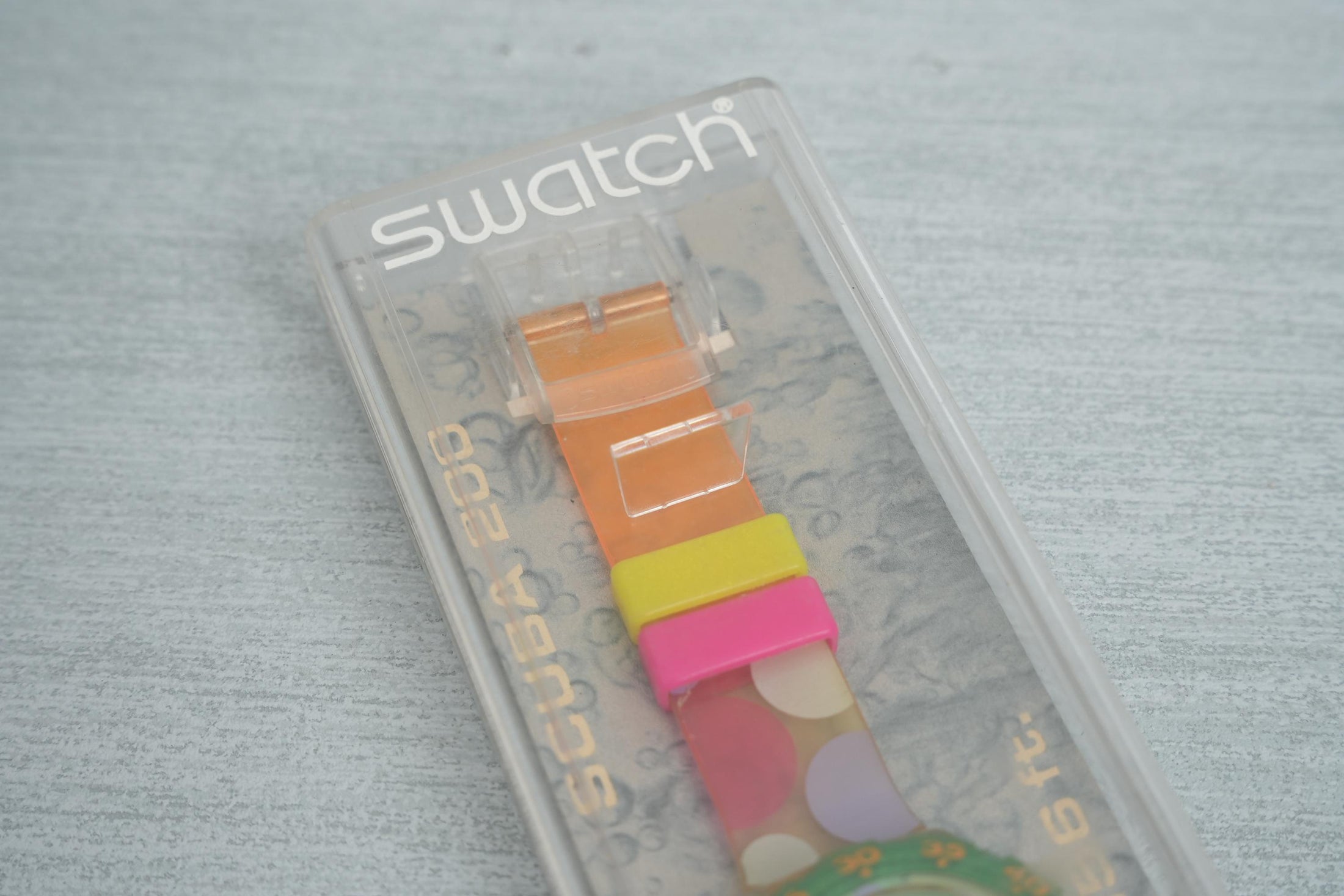 Swatch Scuba "Sea Grapes" SDK105 – Kleurvol Vintage Duikhorloge, 1992
