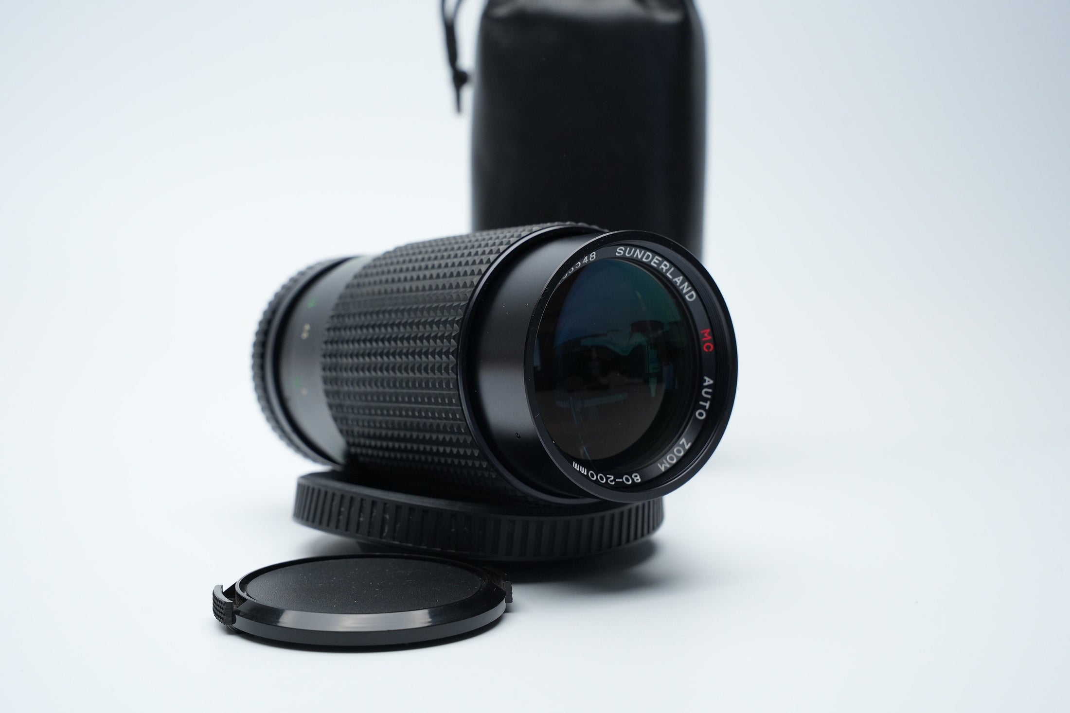 Sunderland MC Auto Zoom 80-200mm f/3.9-5.6 Vintage Telelens – Uitstekende Optische Kwaliteit voor Sport- en Natuurfotografie