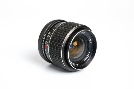 Pentor 28mm f/2.8 M42 – Compacte Groothoeklens met Klassieke Look