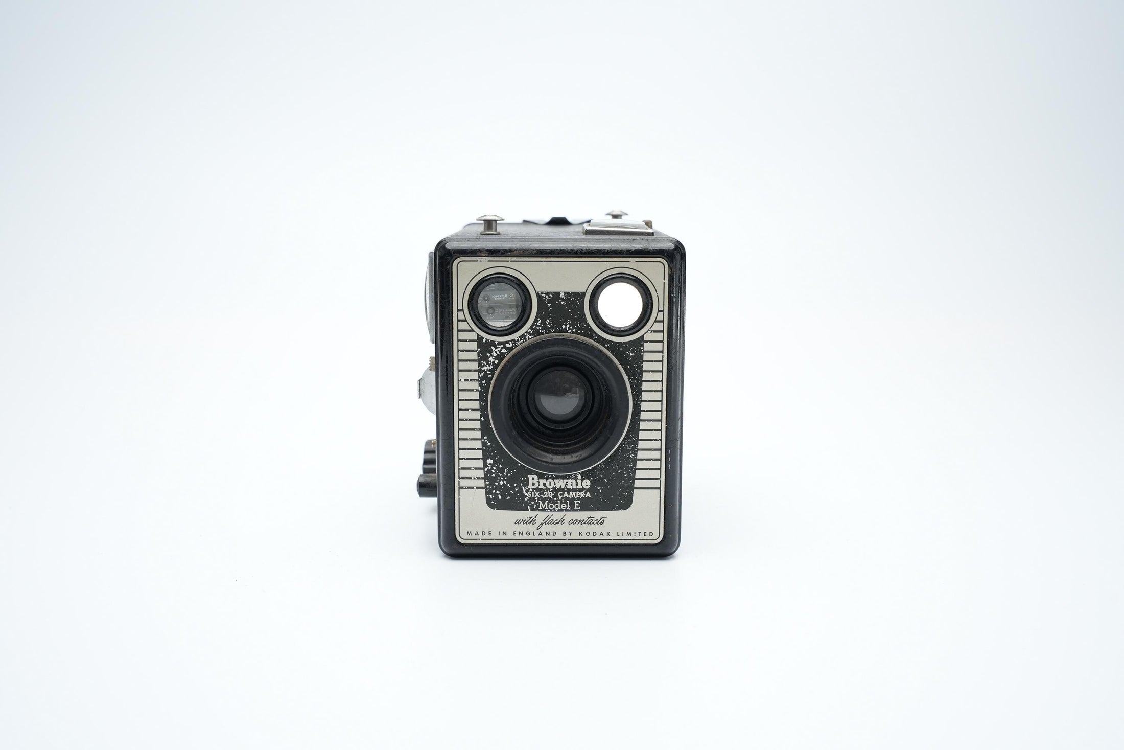 Kodak Brownie Six-20 Camera Model E - Iconische Vintage Boxcamera uit de Jaren 50