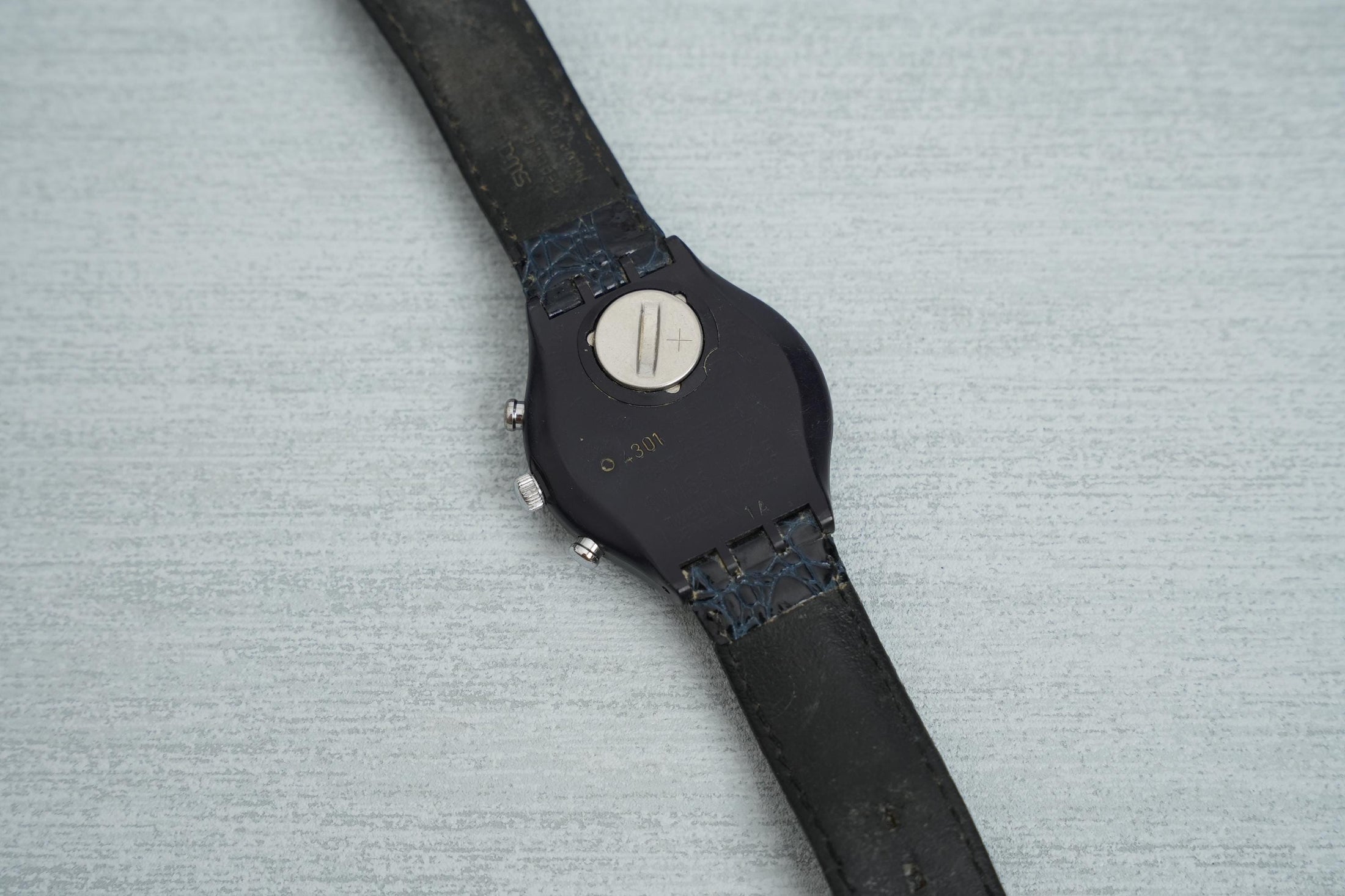 Swatch Chrono "Silver Star" SCN102 – Elegant Vintage Chronograaf Horloge, 1991