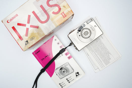 Canon IXUS II (ELPH 2) | Aps film Compacte Point-and-Shoot Camera | Inclusief Originele Doos en Handleiding