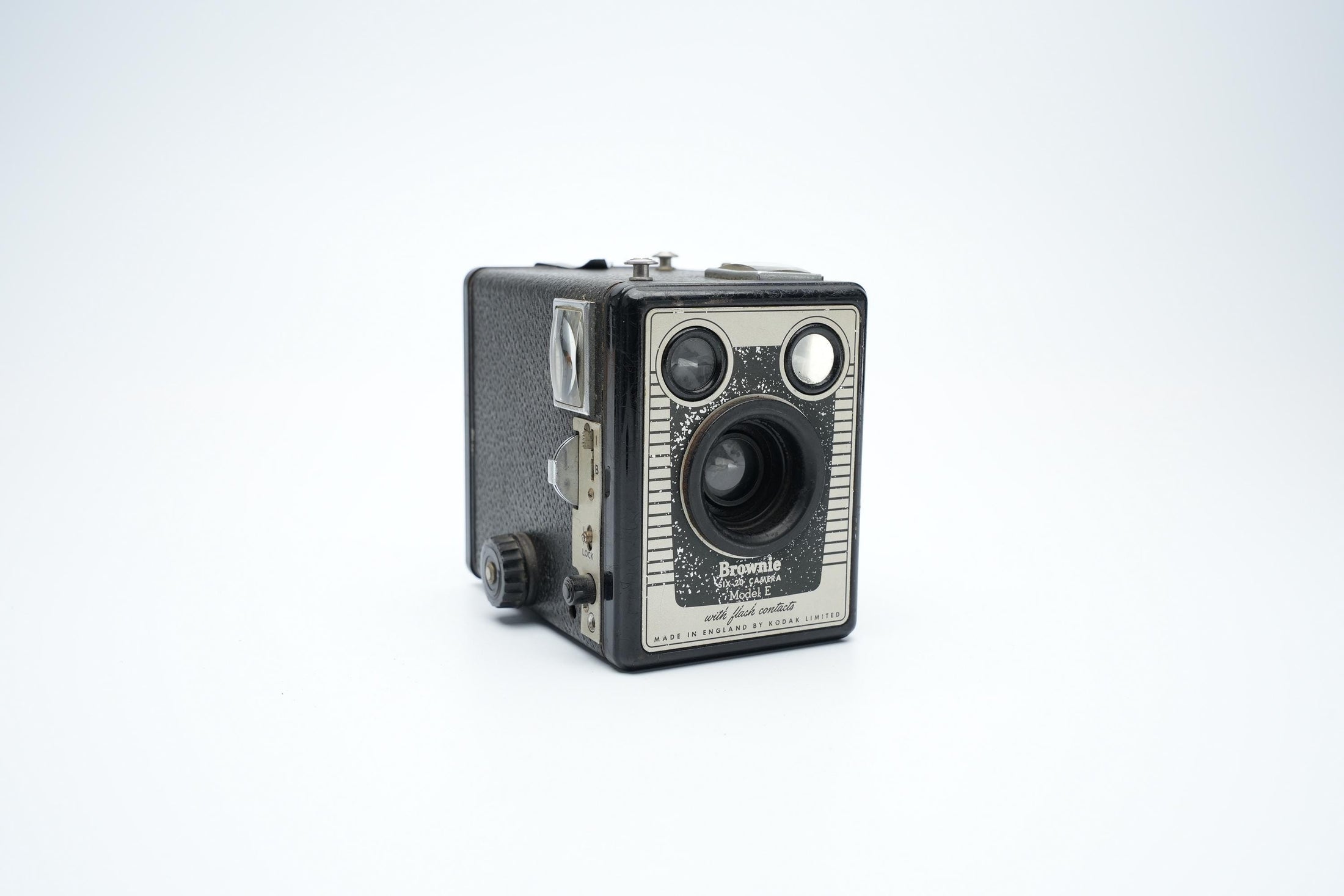 Kodak Brownie Six-20 Camera Model E - Iconische Vintage Boxcamera uit de Jaren 50