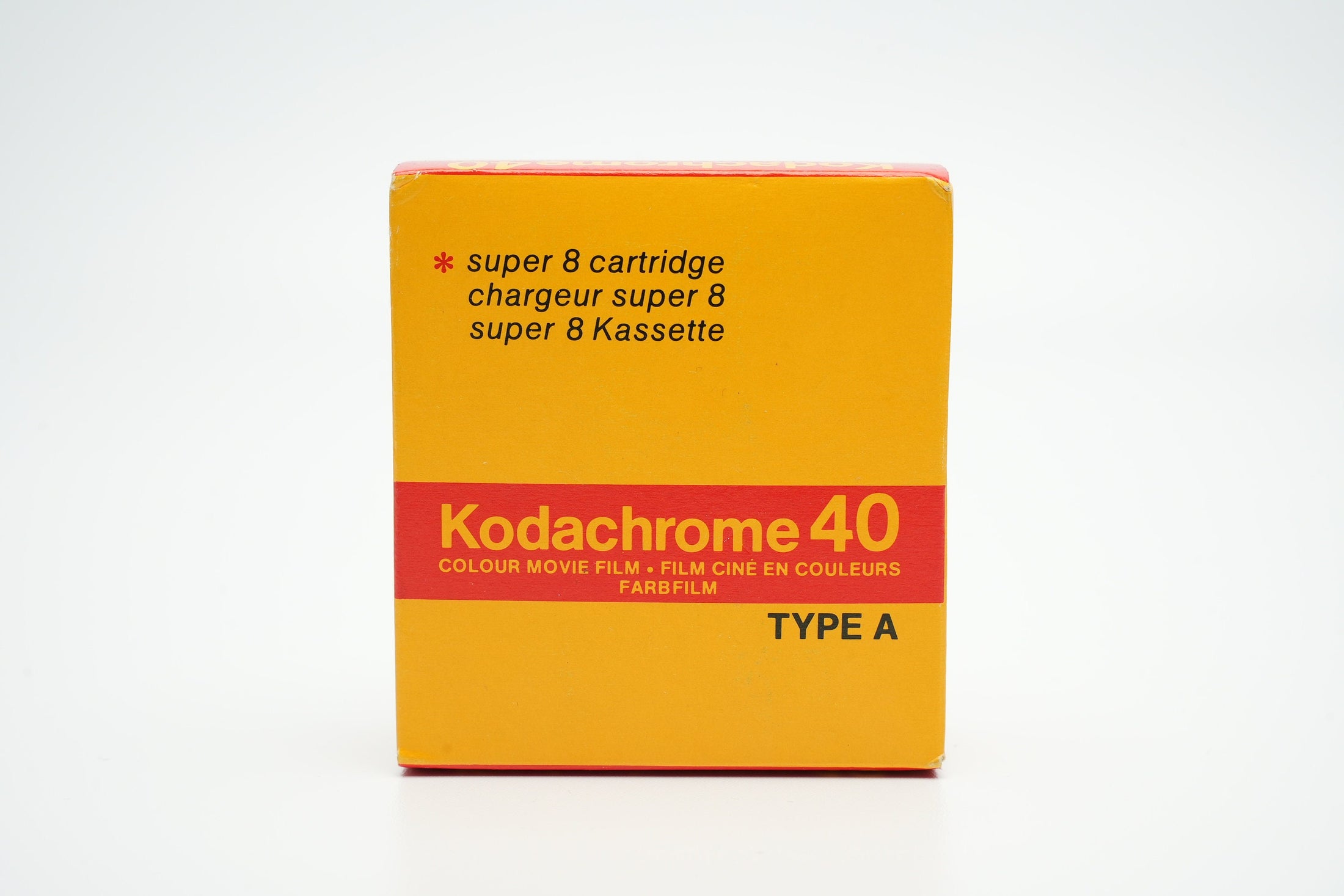Verlopen Kodachrome 40 TYPE A- Super 8 color movie film
