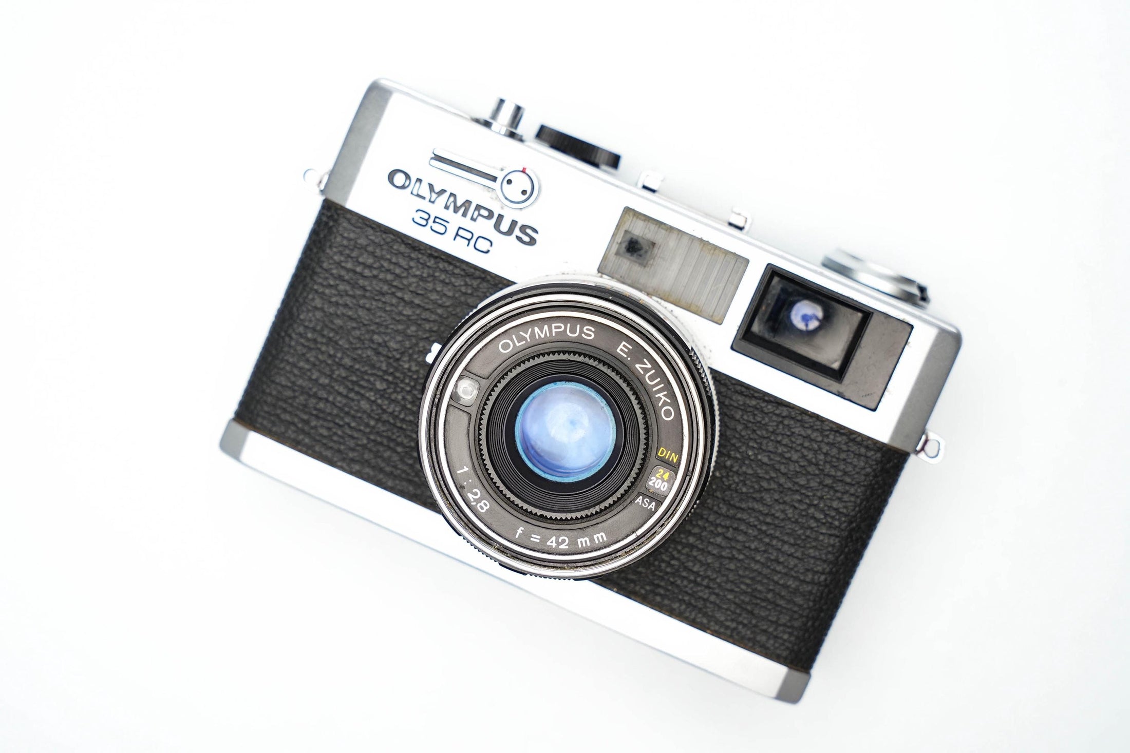 Olympus 35 RC – Compacte 35mm Camera met E. Zuiko 42mm f/2.8 Lens | Volledig Werkend