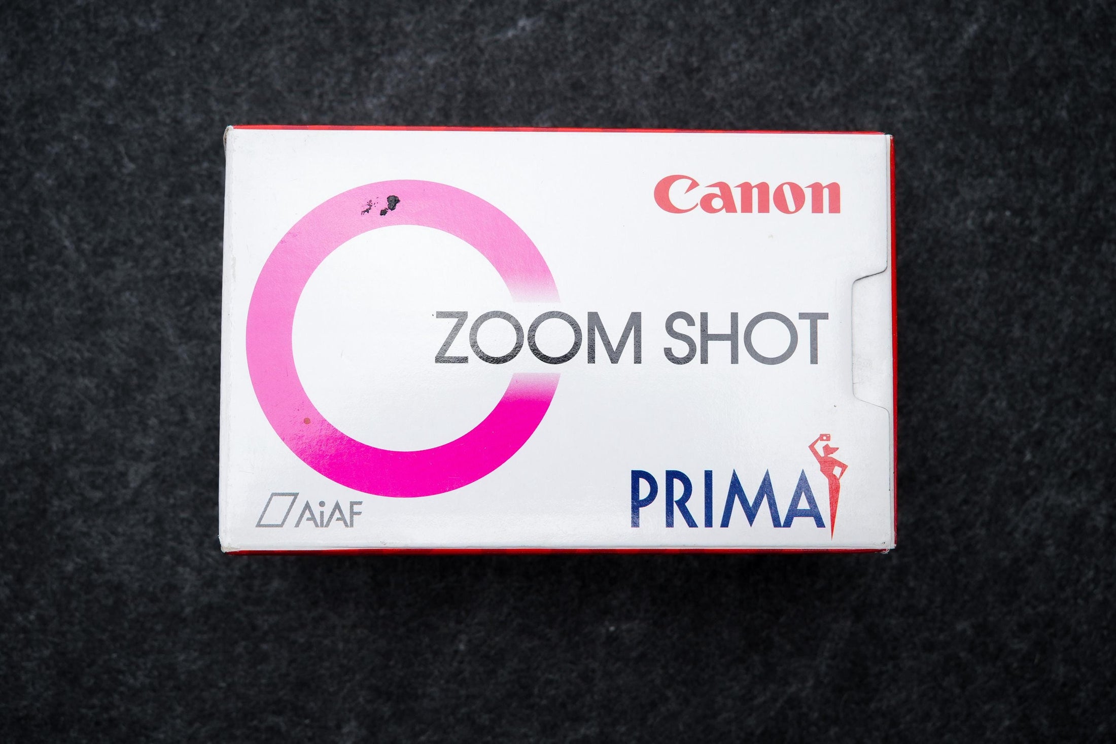Canon Prima Zoom Shot + gratis 35mm film – 35mm point-and-shoot camera – 1995 – nieuw in doos, old stock