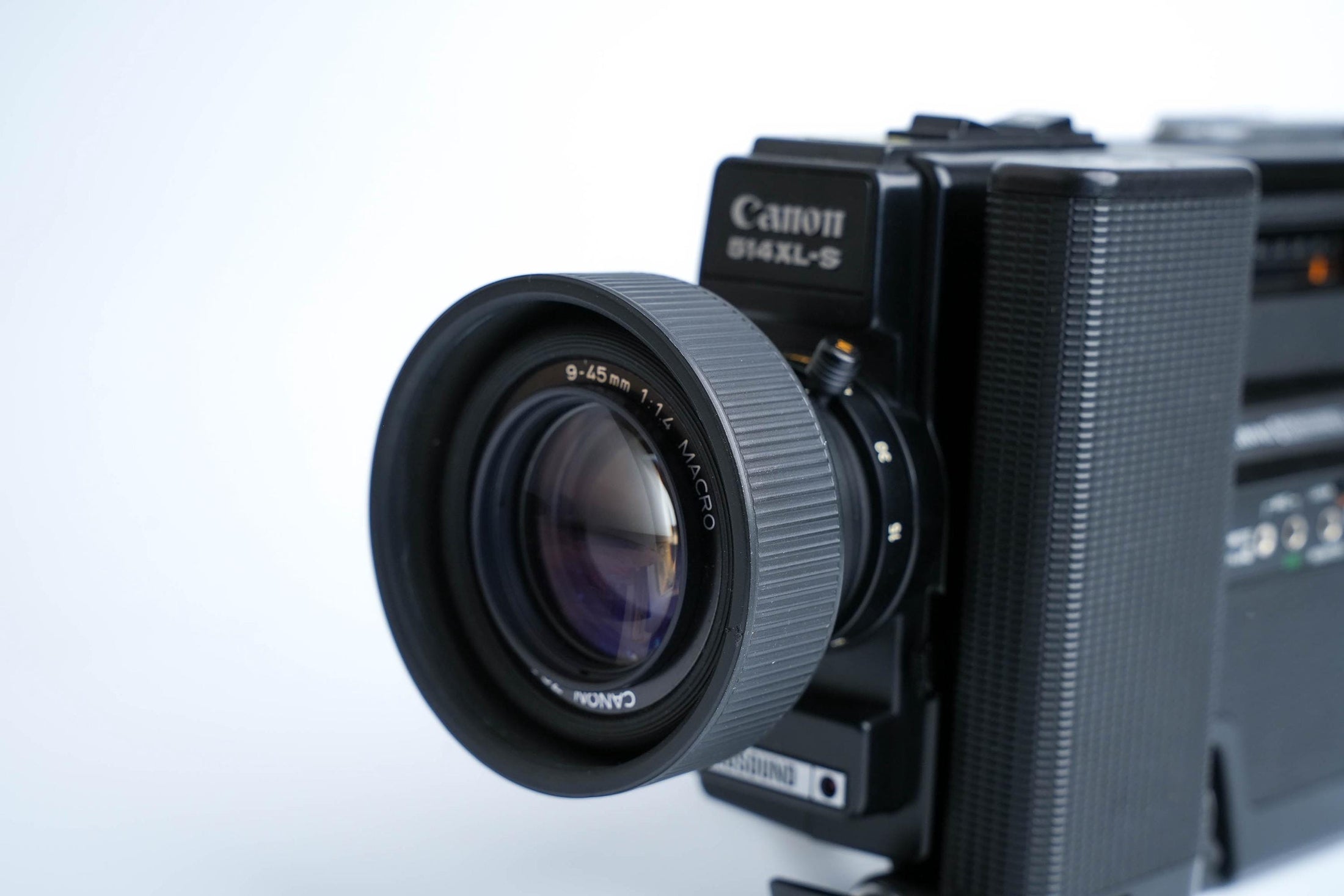Canon 514 XL-S Super 8 – Volledig Werkende Vintage Filmcamera met Leren Hoes