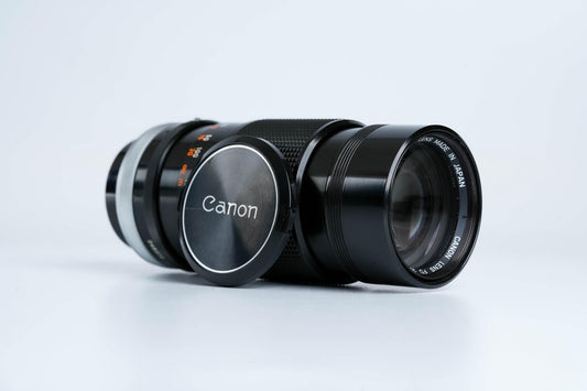Canon FD 200mm f/4 S.S.C. Telelens – Legendarische Scherpte met Super Spectra Coating