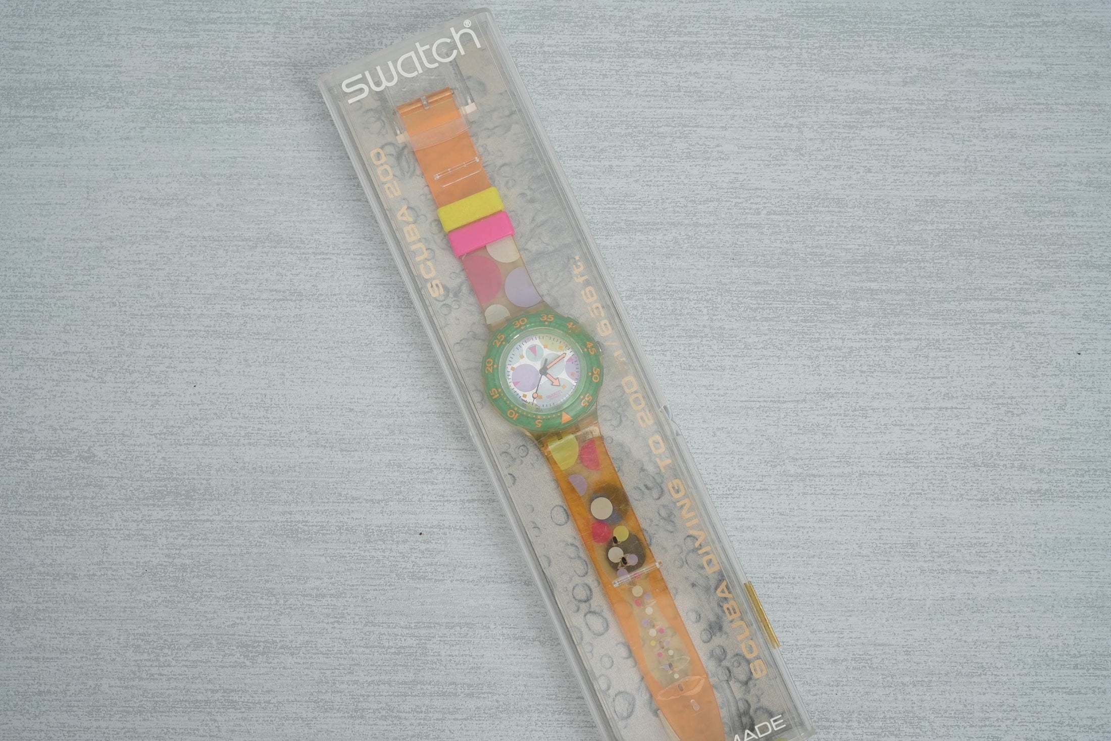 Swatch Scuba "Sea Grapes" SDK105 – Kleurvol Vintage Duikhorloge, 1992