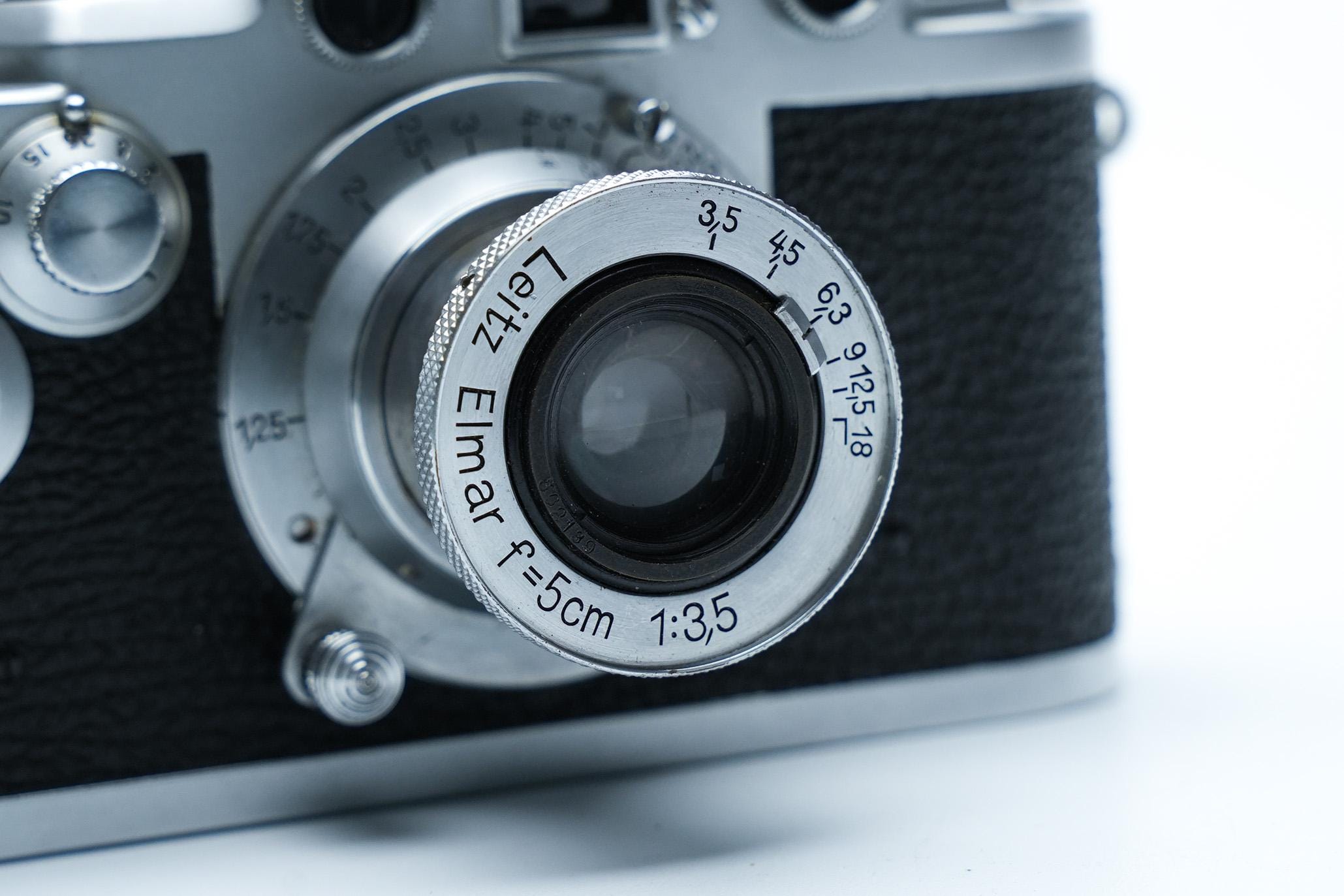 Leica IIIf RD ST – meetzoekercamera – jaren 1950 – Leitz Elmar 50mm f/3.5