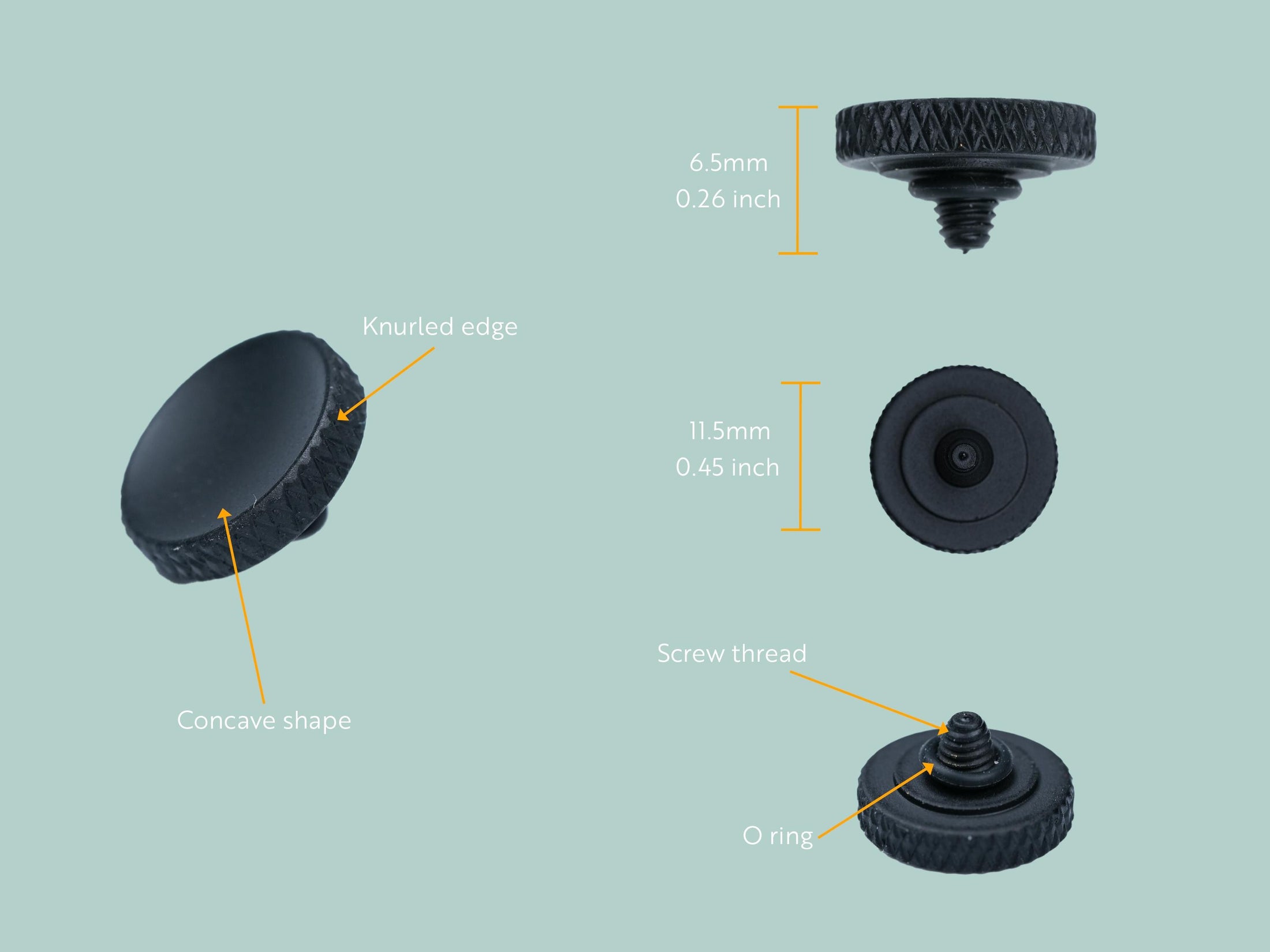 Ontspanknop met Japanse golf – zwart/goud voor Leica, Fujifilm, Olympus en meer