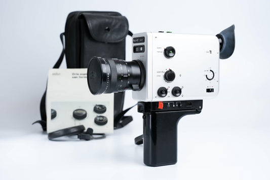 Braun Nizo S481 Macro – Compacte Super 8-camera met iconisch design | Volledig werkend